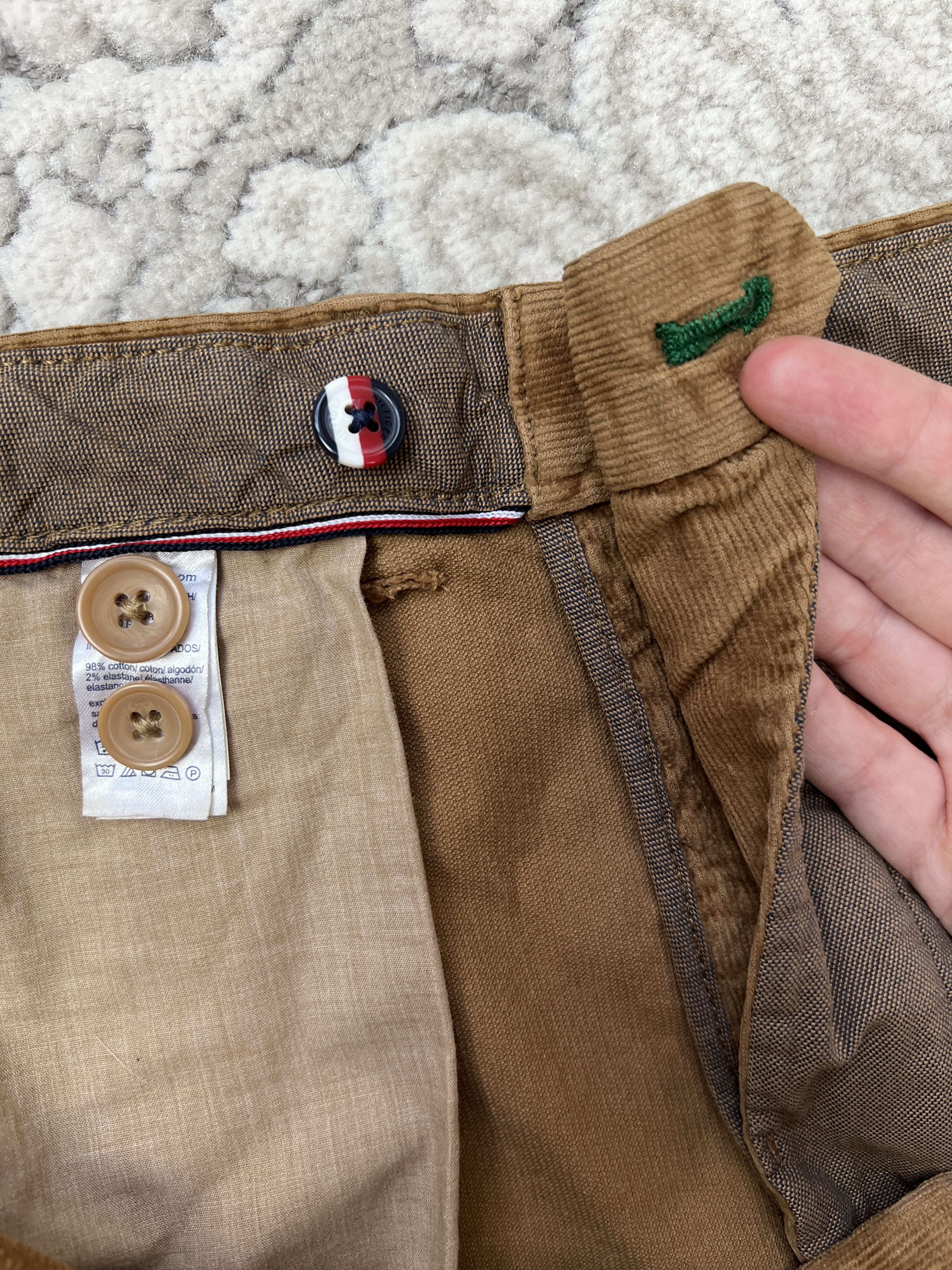 Tommy Hilfiger Tommy Hilfiger Corduroy Pants 36W - Camel Brown Size US 36 / EU 52 - 6 Thumbnail