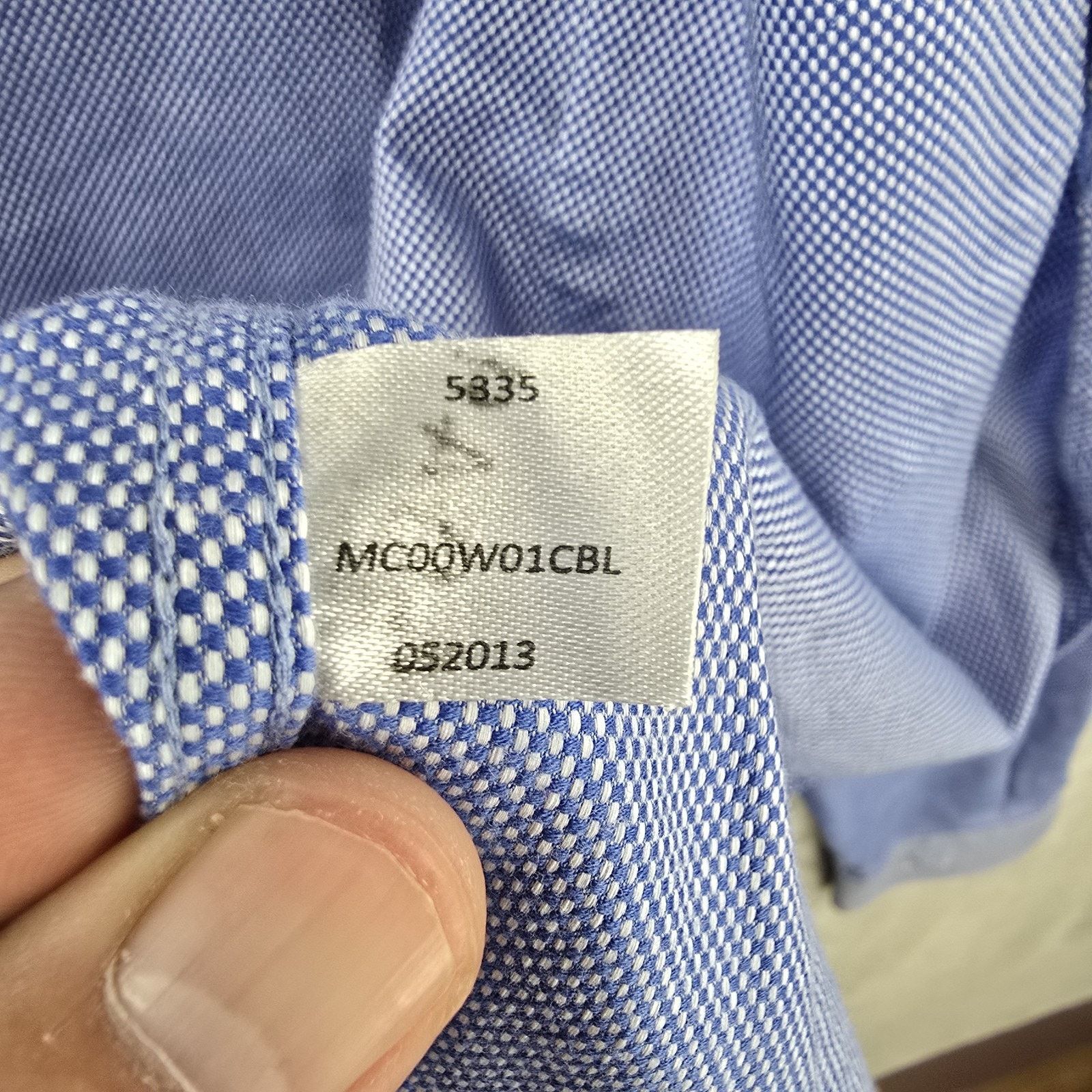 Peter Millar Peter Millar Shirt Mens Medium Birdseye Nanoluxe Button Down Size US M / EU 48-50 / 2 - 4 Thumbnail