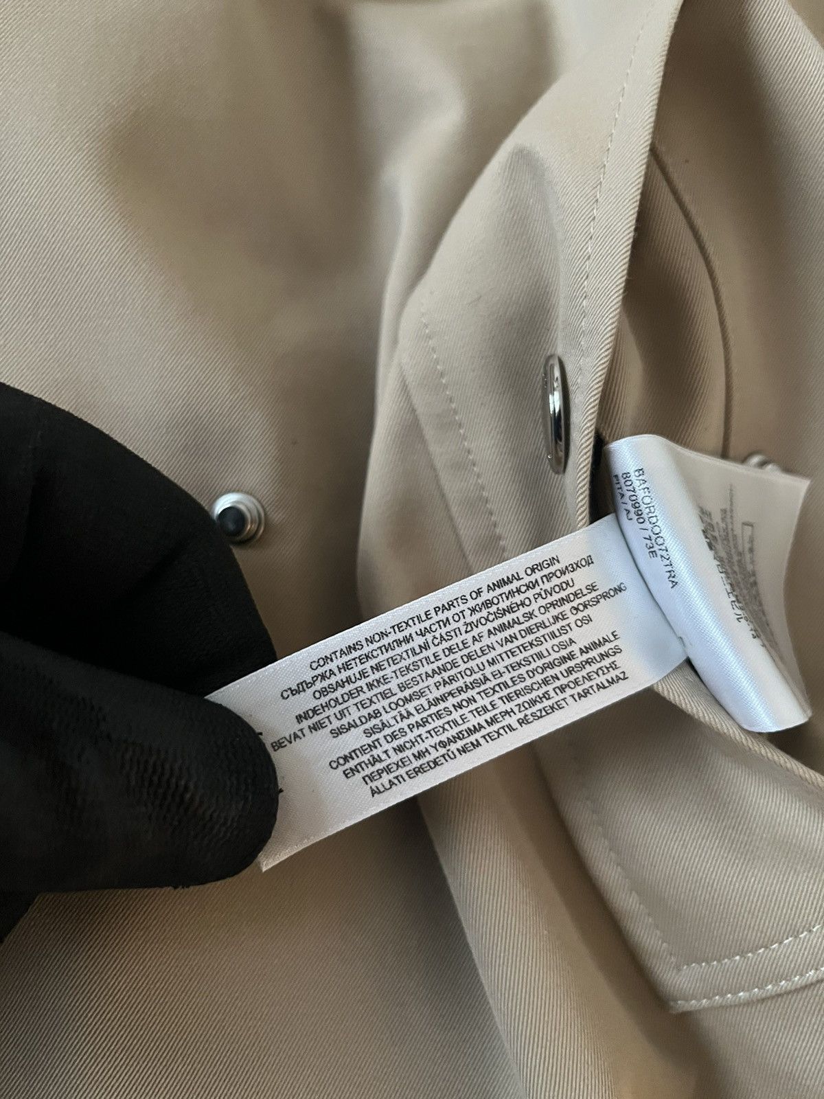 Burberry Burberry Check Collar Gabardine Trench Coat Size S / US 4 / IT 40 - 22 Thumbnail