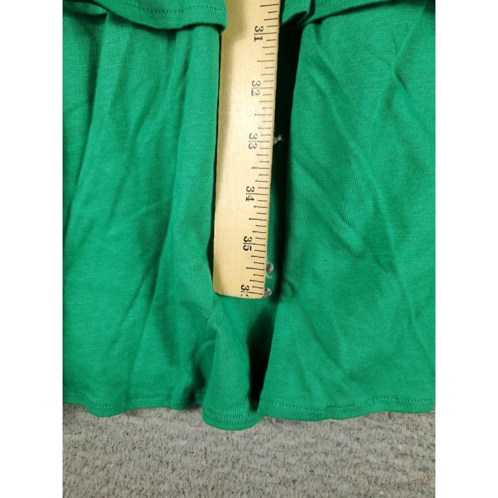 Zara Zara Dress Womens Size Small Green Layered Midi Ruffled Short Sleeve Classic Size 28" / US 6 / IT 42 - 4 Thumbnail