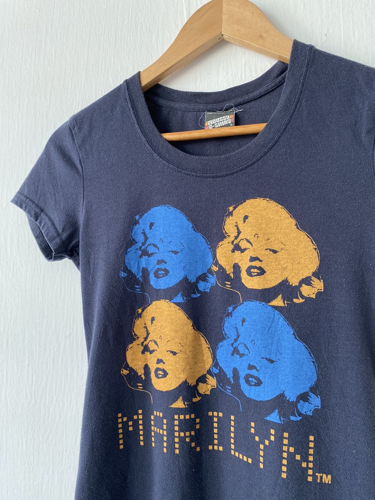 Band Tees × Japanese Brand × MOUSSY Marilyn Monroe T-shirt Size S / US 4 / IT 40 - 2 Thumbnail