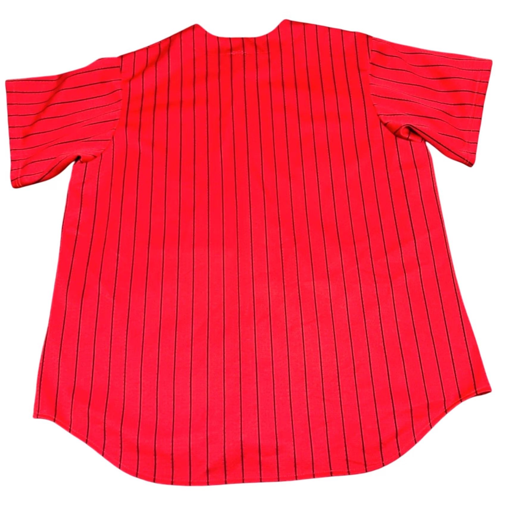 MLB VINTAGE Majestic Mens 2XL Red New York Yankees MLB Baseball Pin Stripe Jersey USA Size US XXL / EU 58 / 5 - 3 Thumbnail