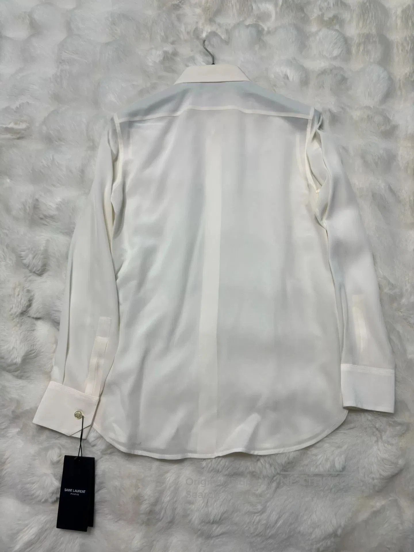 Saint Laurent Paris Saint Laurent Runway Silk Shirt. Size XS / US 0-2 / IT 36-38 - 6 Thumbnail
