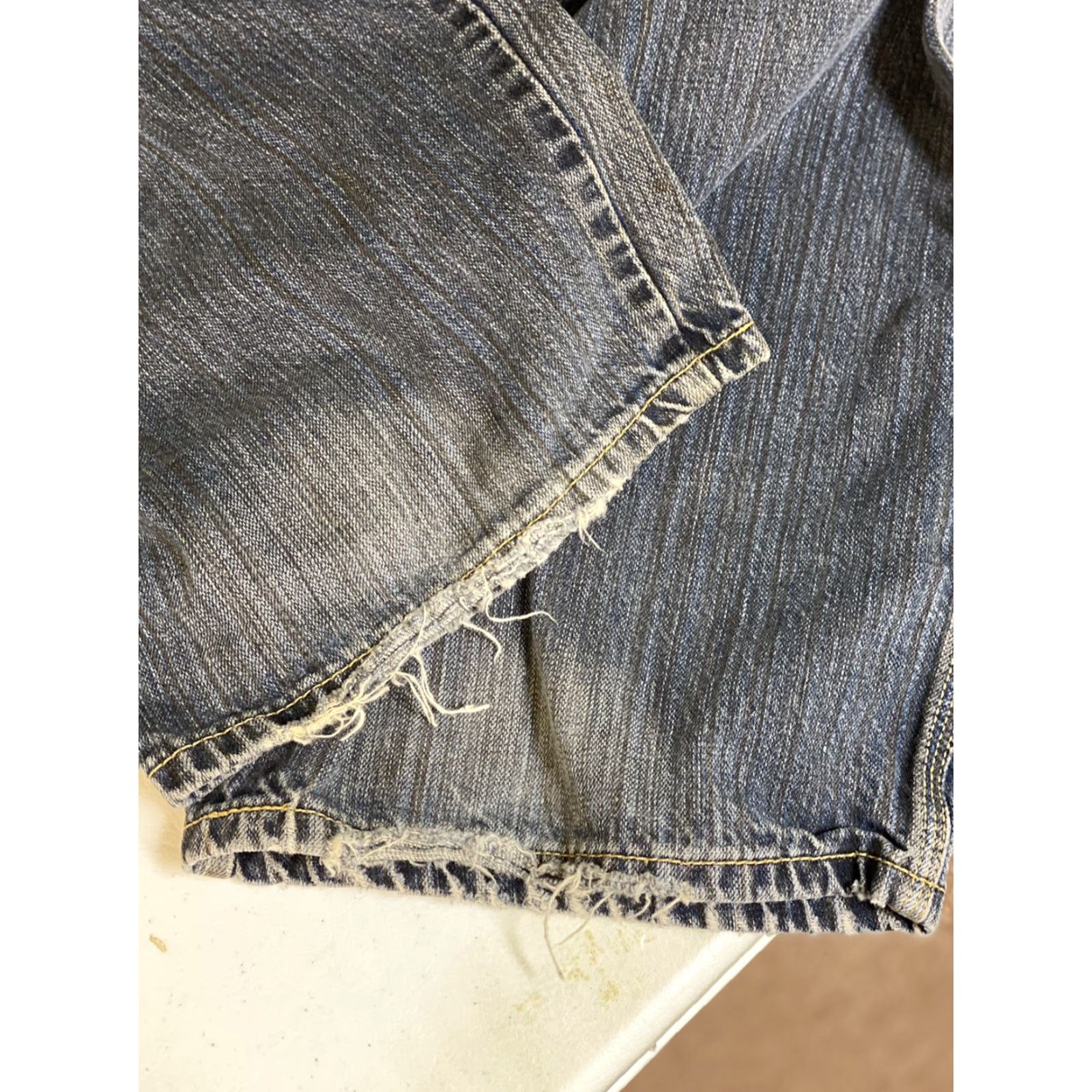 Levi's VINTAGE Levi's Silver Tab Jeans 38x32 Denim Blue Carpenter Distressed Baggy Straight Mens Size US 38 / EU 54 - 6 Thumbnail