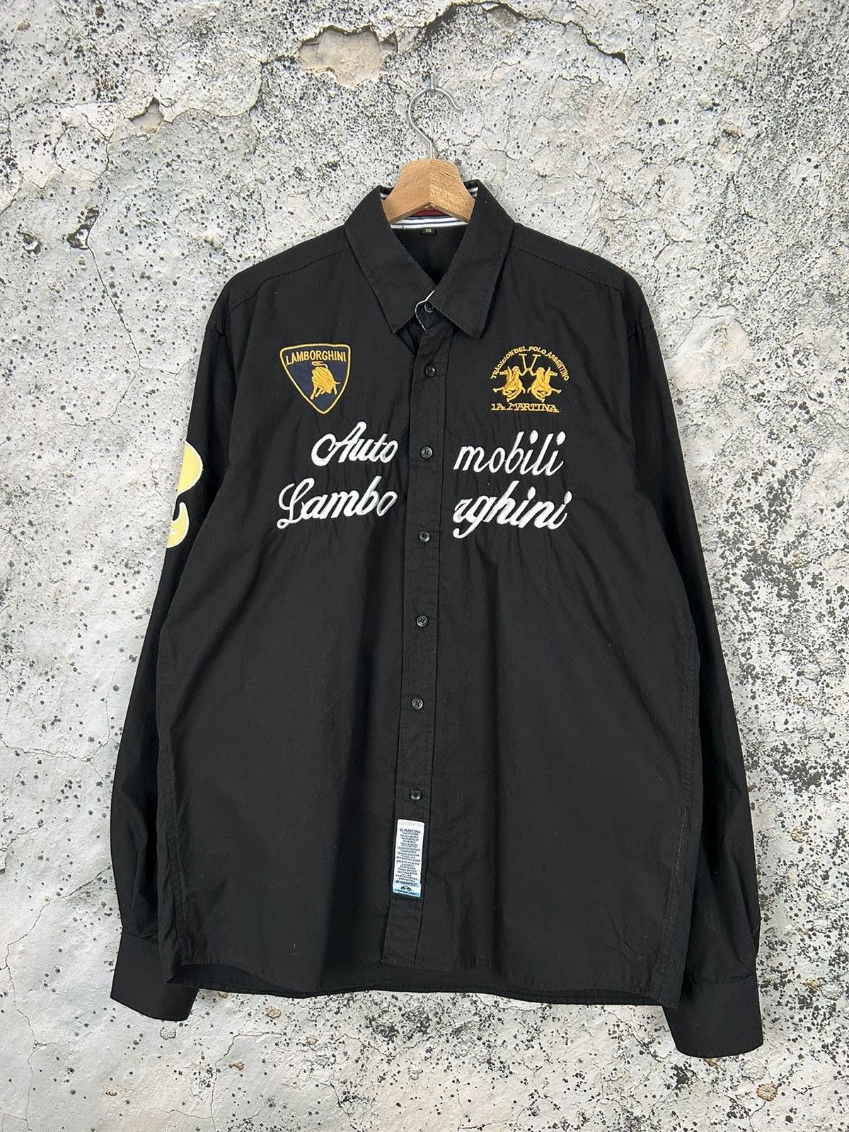La Martina Vintage La Martina Lamborghini Shirt Racing 90s Rare Luxury Size US XXL / EU 58 / 5 - 1 Thumbnail