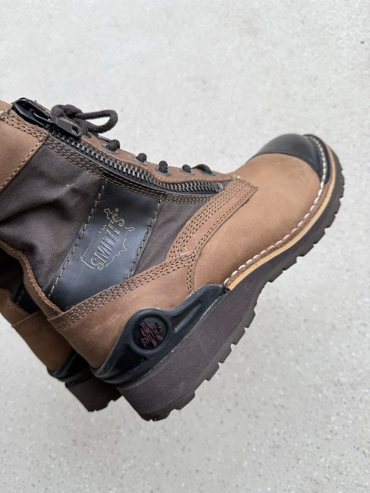 Smith's American Smith's American Combat Boots Mens Rare Rubber Avant Garde Size US 7.5 / EU 40-41 - 13 Thumbnail