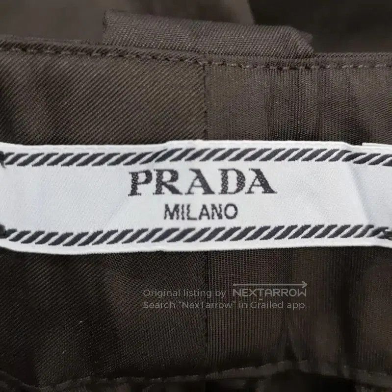 Prada Prada Black Cotton Blend Casual Pants. Size 28" / US 6 / IT 42 - 5 Thumbnail