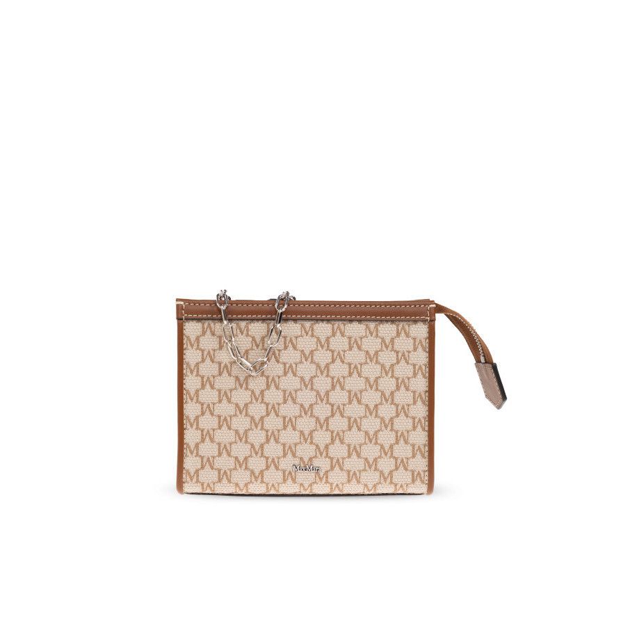 Max Mara MAX MARA Beige Pouch Bag New And Authentic Size ONE SIZE - 1 Thumbnail