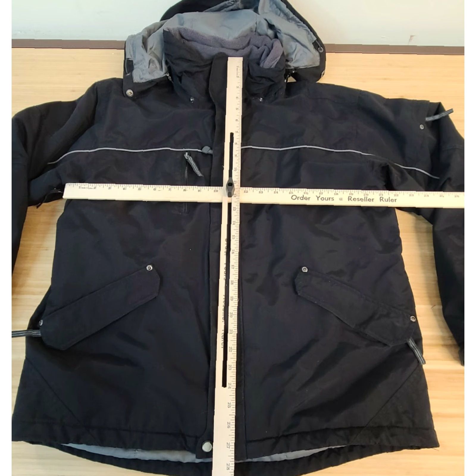 Vintage White Sierra Jacket Men Hooded Waterproof Breathable M Blue Size US M / EU 48-50 / 2 - 3 Thumbnail