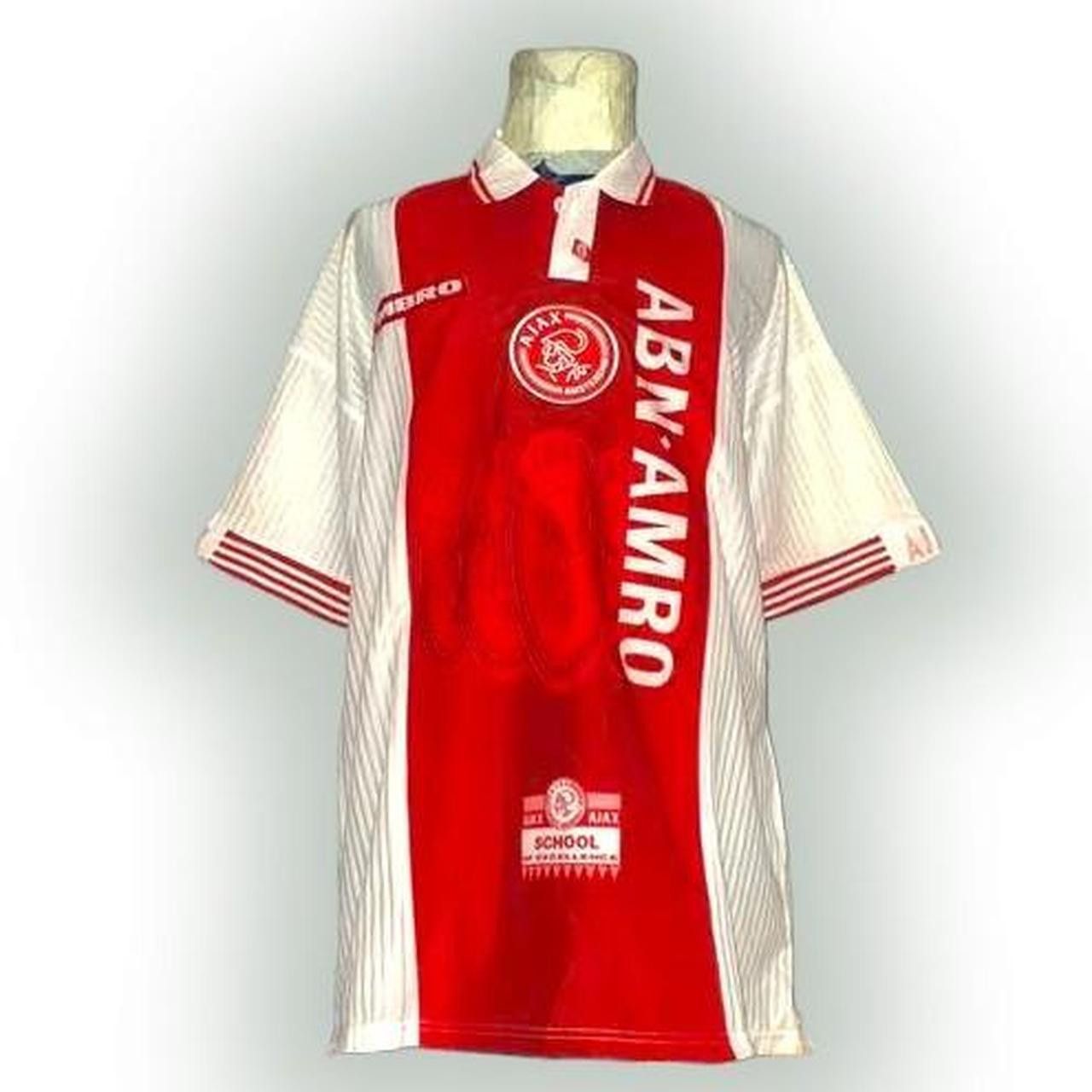 Umbro Ajax Amsterdam Netherlands 1997 1998 Home Shirt Jersey Size US XL / EU 56 / 4 - 1 Thumbnail
