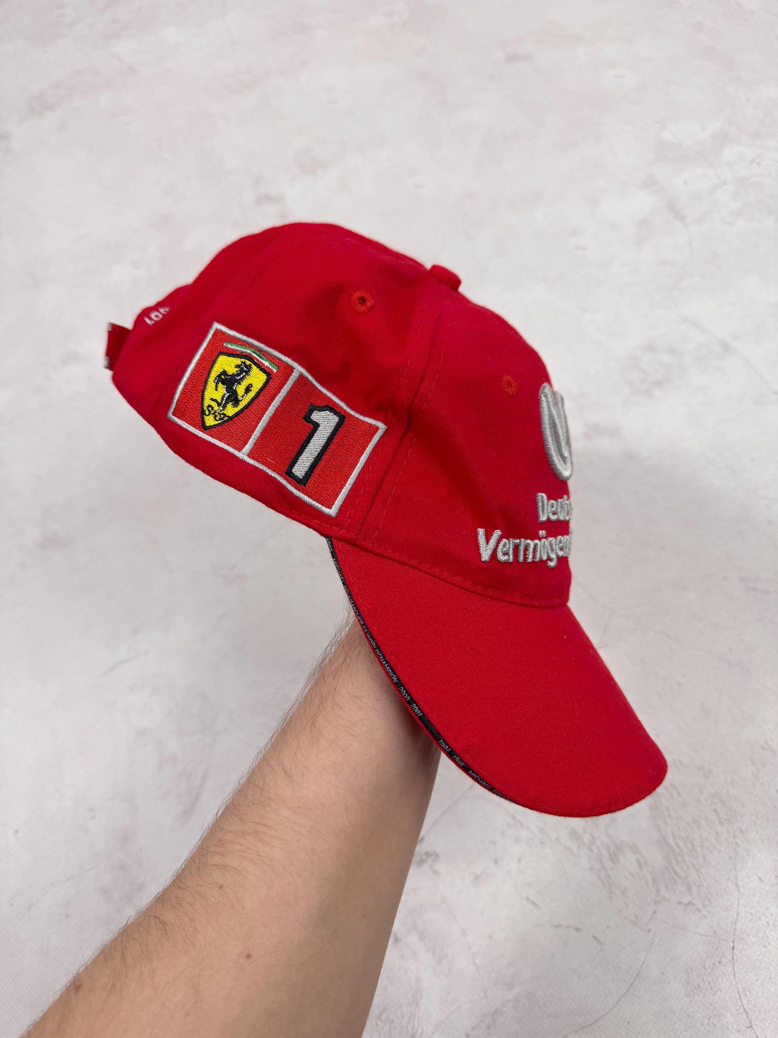 Ferrari Michael Schumacher F1 Ferrari Team Baseball Cap 1994 - 1995 Size ONE SIZE - 5 Thumbnail