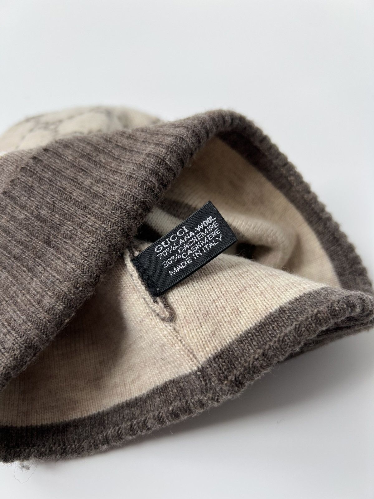 Gucci Gucci Monogram Beanie Size ONE SIZE - 3 Thumbnail