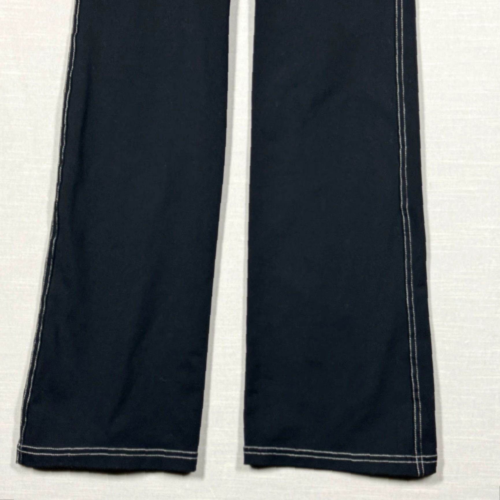 Vintage Bluefish Pants Womens M Black Stretch Flare Y2K Boho Yoga Movement Pants Size 32" / US 10 / IT 46 - 5 Thumbnail