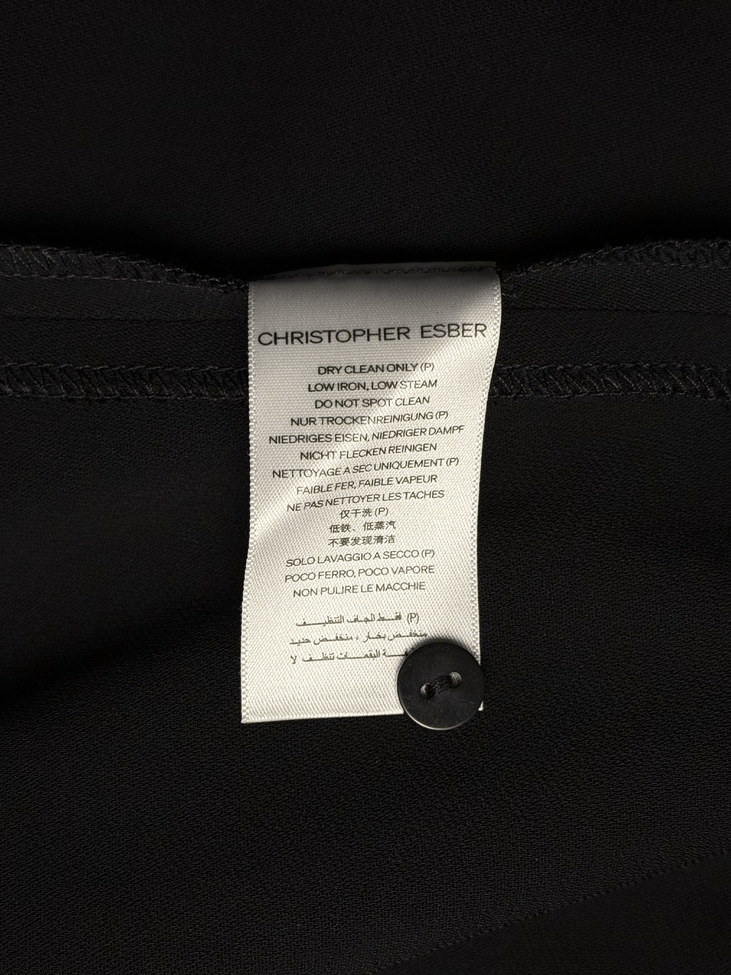 Christopher Esber Christopher Esber multi-Panel disconnect ruched black dress Size XS / US 0-2 / IT 36-38 - 4 Thumbnail