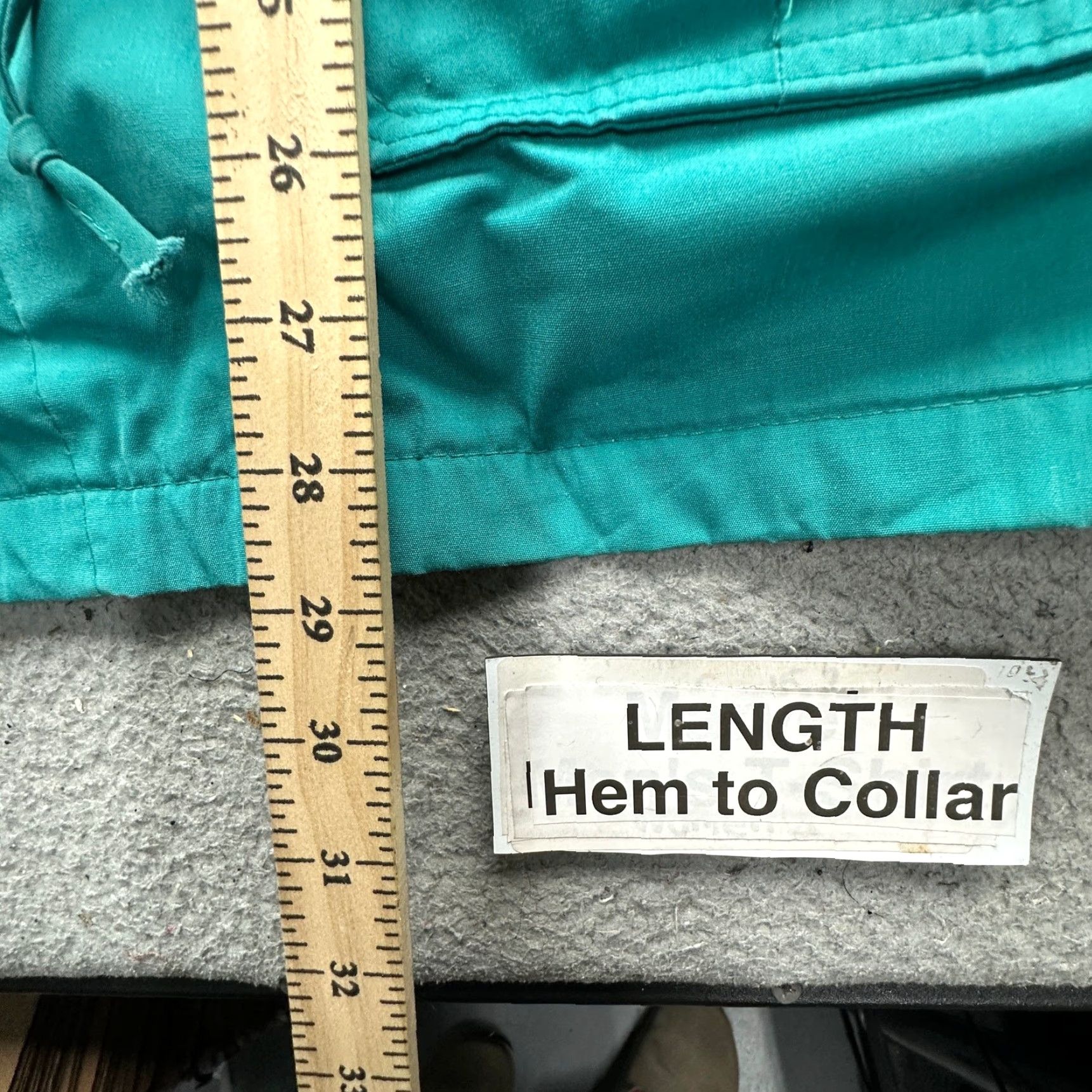 Vintage VINTAGE Woolrich Parka Jacket Womens Large Green Teal Pockets Flannel Lined 90s Outdoor Woolrich Woman Coat Size L / US 10 / IT 46 - 4 Thumbnail