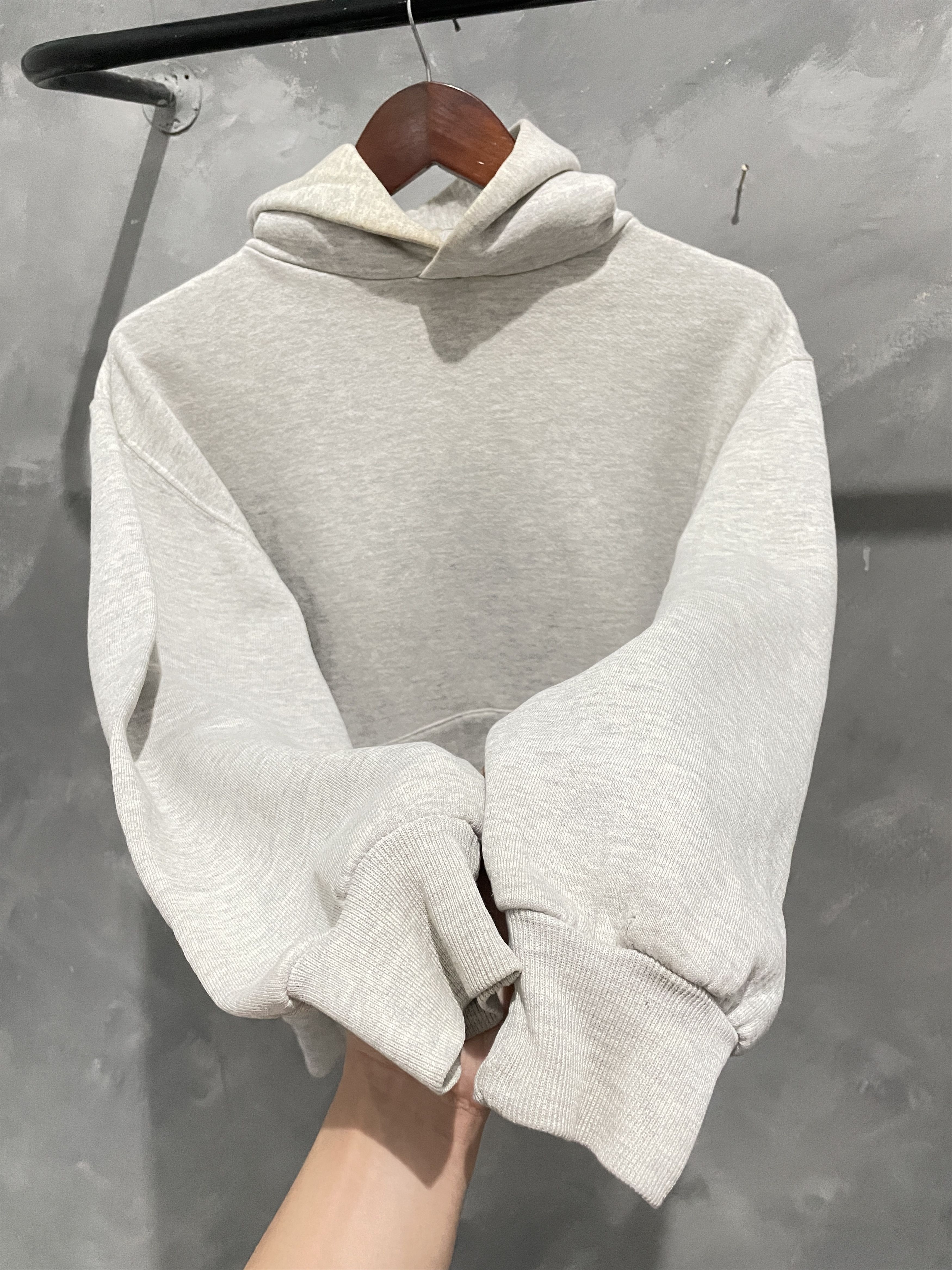Russell Athletic Vintage 90s Ash Grey Hoodie Size US M / EU 48-50 / 2 - 3 Thumbnail
