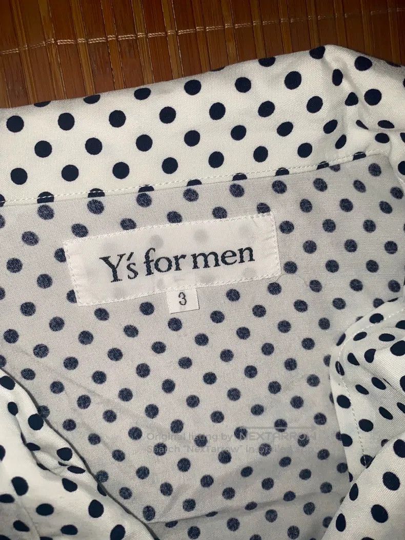 Yohji Yamamoto YOHJI YAMAMOTO Polka Dot Silk Shirt Overcoat Shirt Size US L / EU 52-54 / 3 - 3 Thumbnail