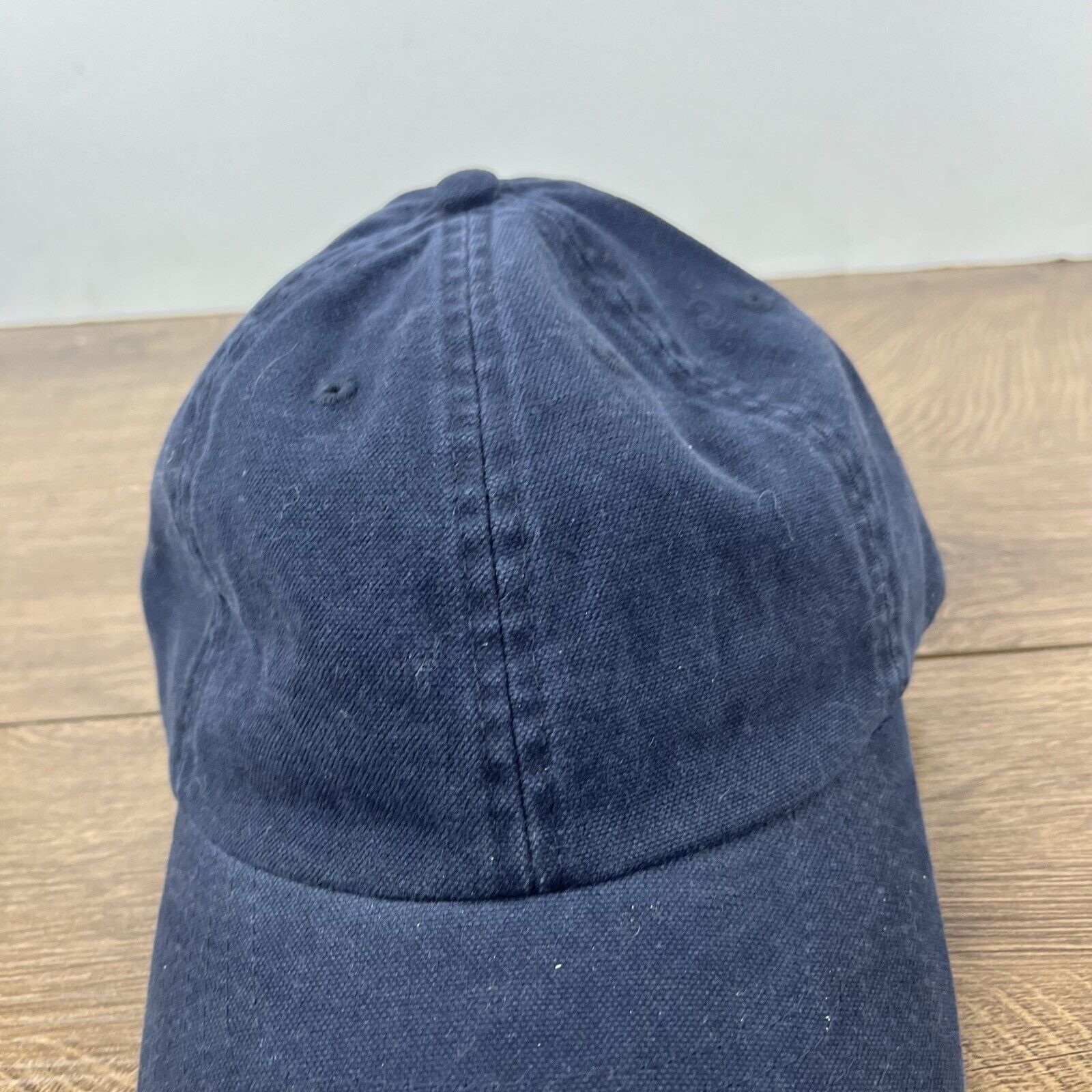 Other Navy Blue Baseball Cap Hat Blue Adjustable Hat Blue Adult Si Size ONE SIZE - 7 Thumbnail