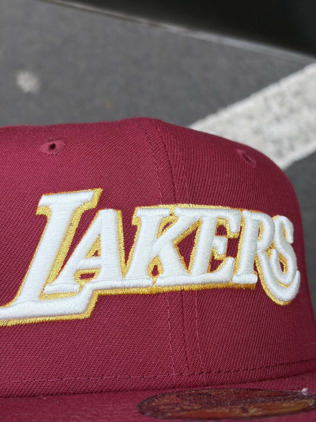 Topperz Maroon LA Lakers size 7 1/4 Size ONE SIZE - 5 Thumbnail