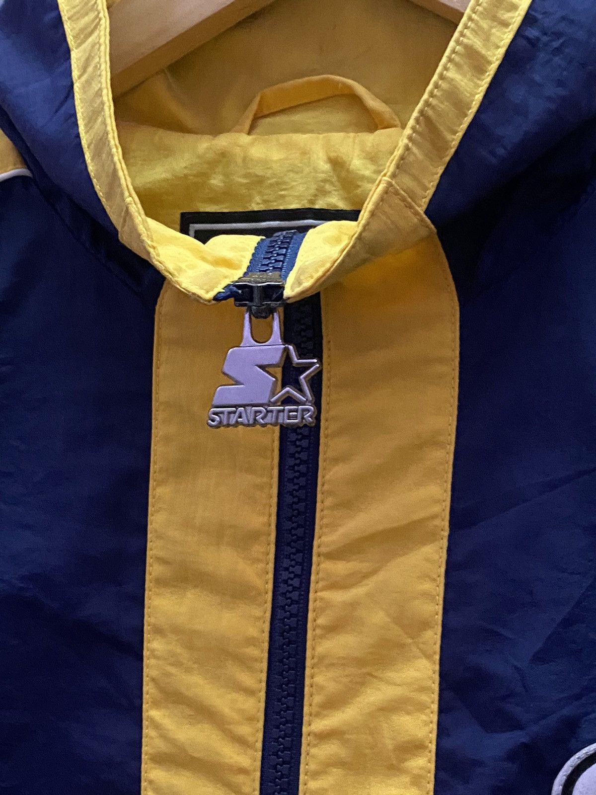 Starter × Vintage Vintage Starter Michigan Styled Light Jacket Size US L / EU 52-54 / 3 - 5 Thumbnail
