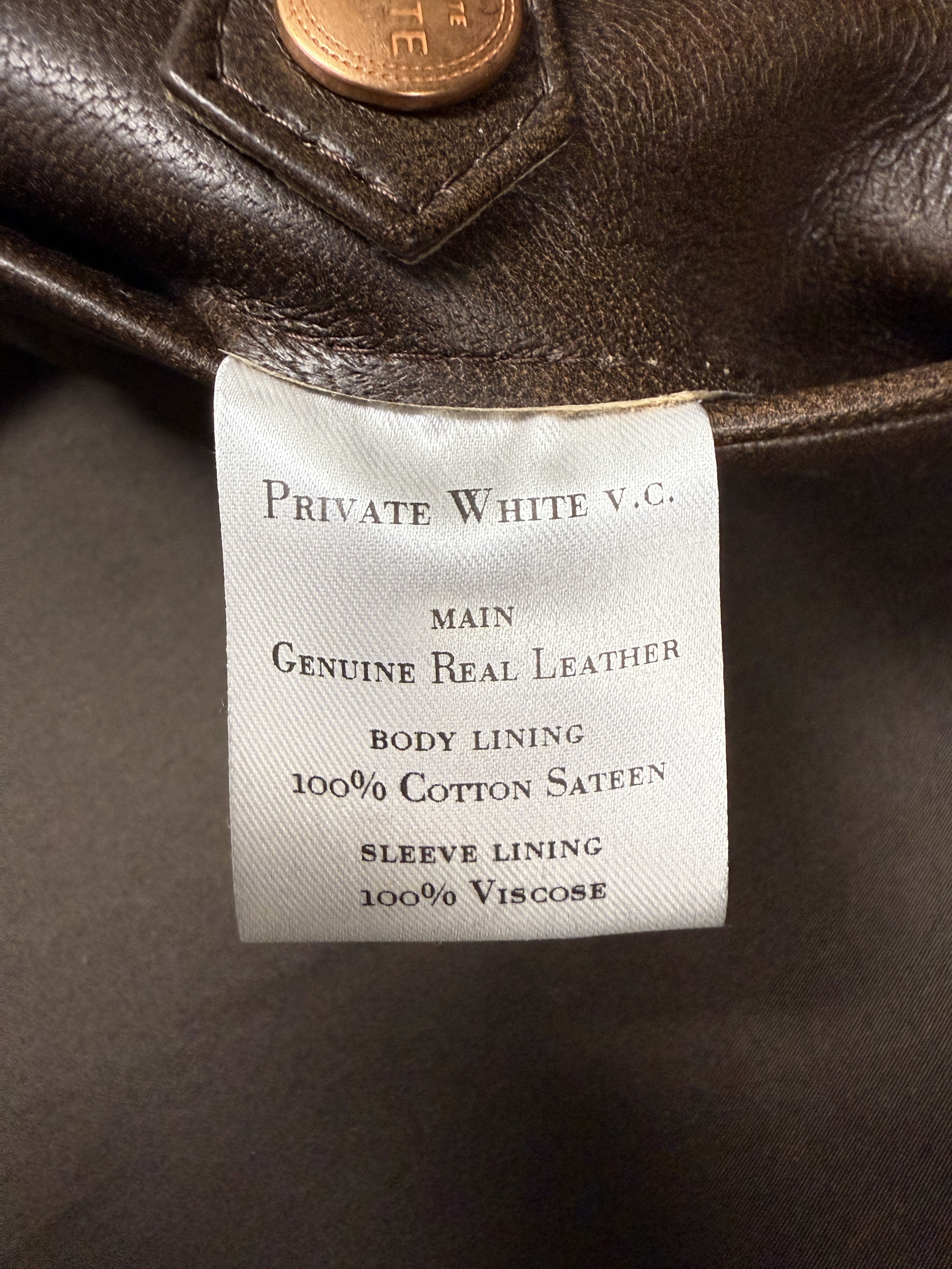 Private White V.C. $3000 Private White V.C. "The Leather Twin Track" Jacket Size US M / EU 48-50 / 2 - 8 Thumbnail