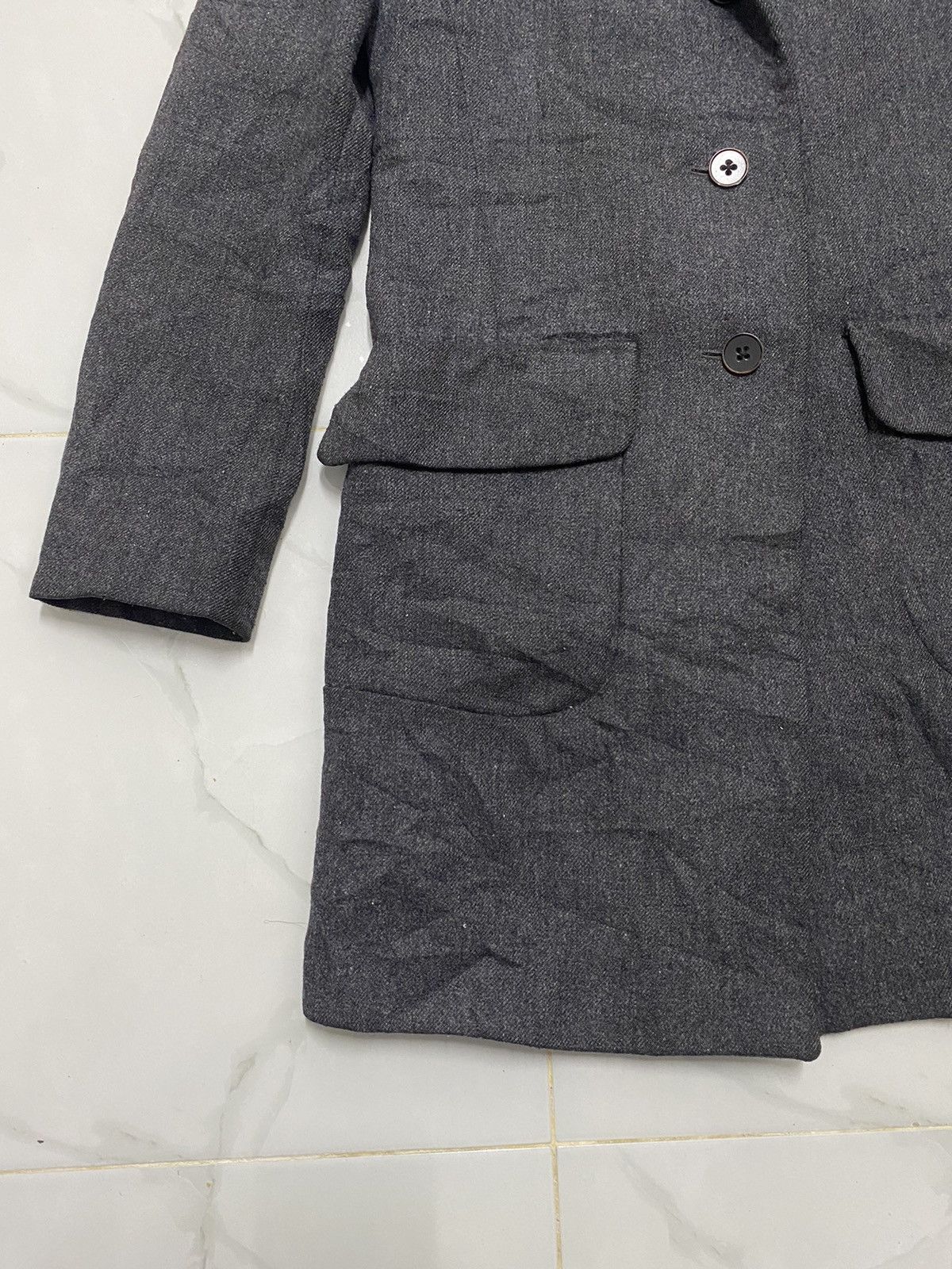 Jil Sander Jill Sander By Uniqlo Tweed Wool Jacket Size US M / EU 48-50 / 2 - 5 Thumbnail