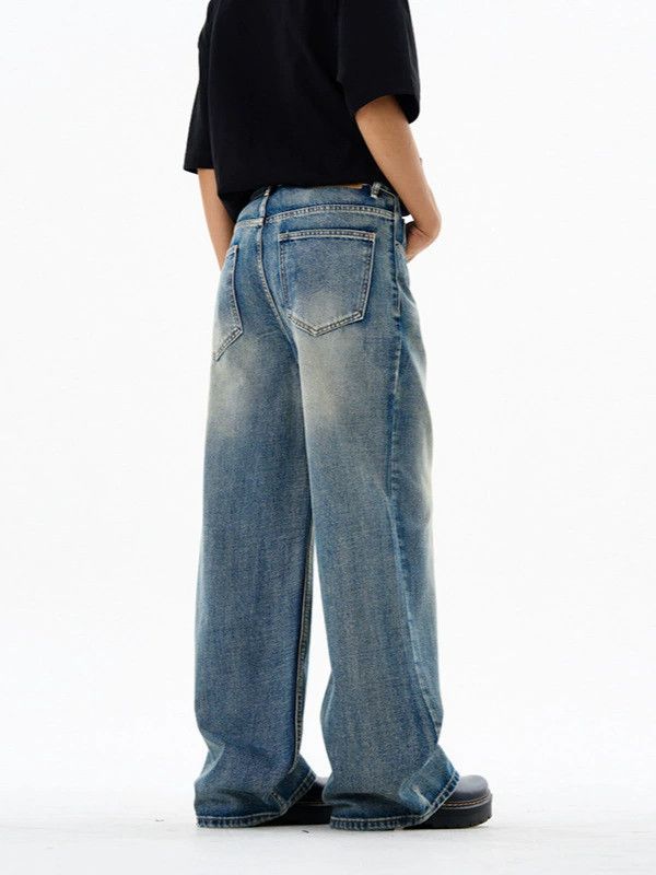 Jean Retro trend distressed high street scimitar jeans Size US 32 / EU 48 - 4 Thumbnail