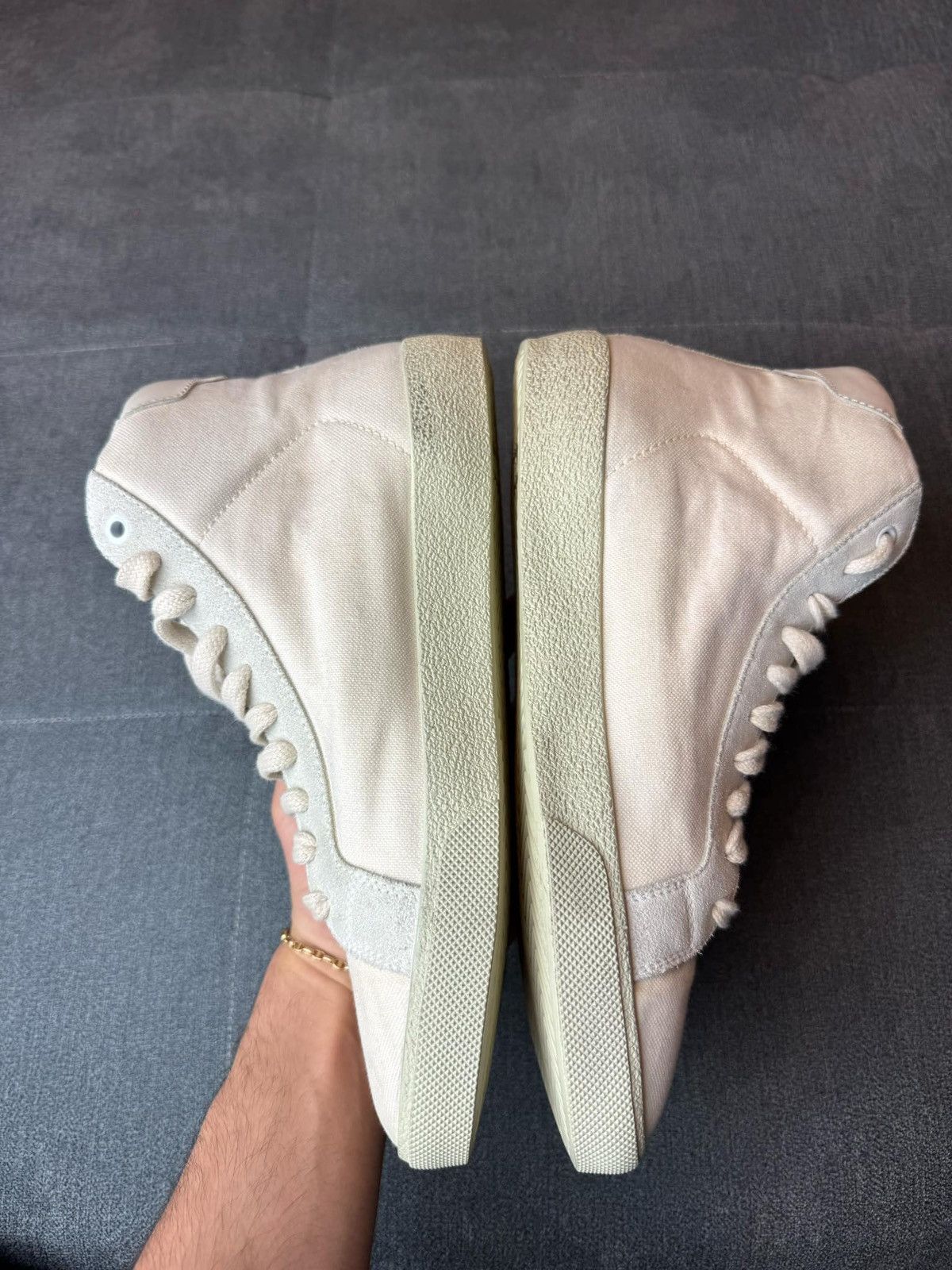 Saint Laurent Paris × Yves Saint Laurent SAINT LAURENT HI TOP SNEAKERS Size US 8.5 / EU 41-42 - 5 Thumbnail