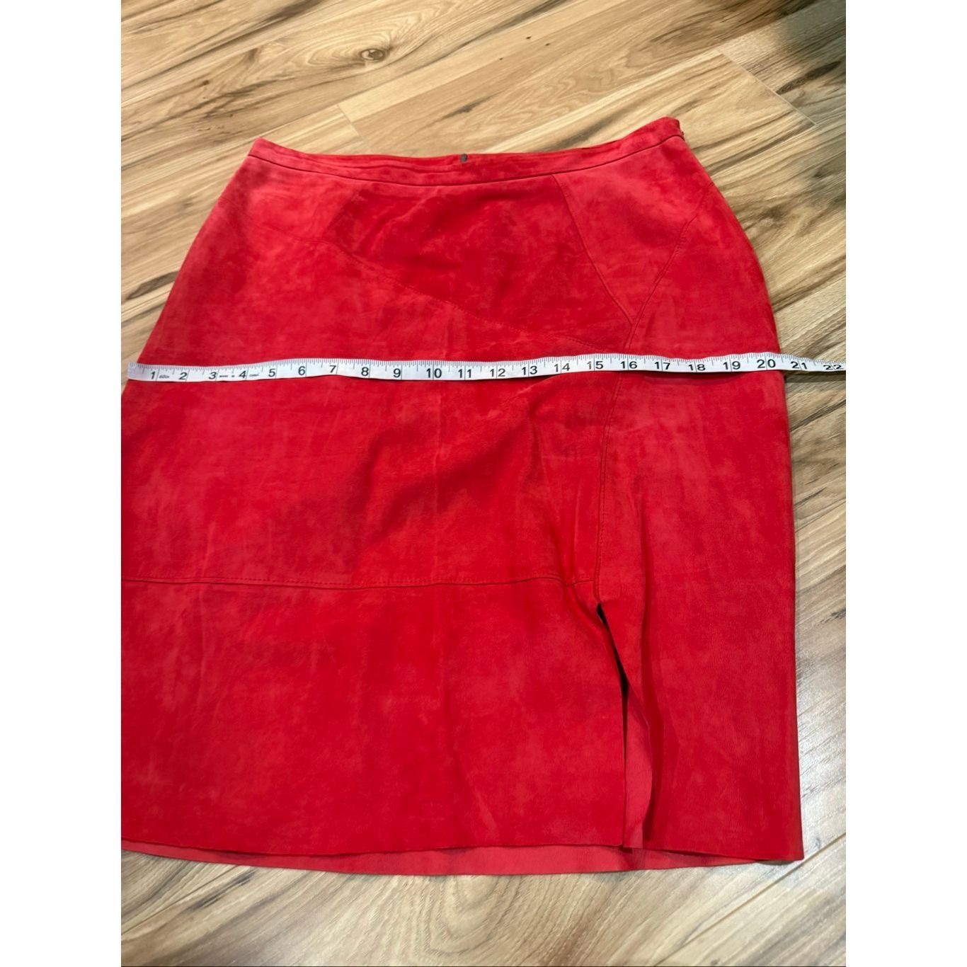 Elie Tahari Elie Tahari lamb suede leather pencil skirt size 10 medium Size 32" / US 10 / IT 46 - 8 Thumbnail