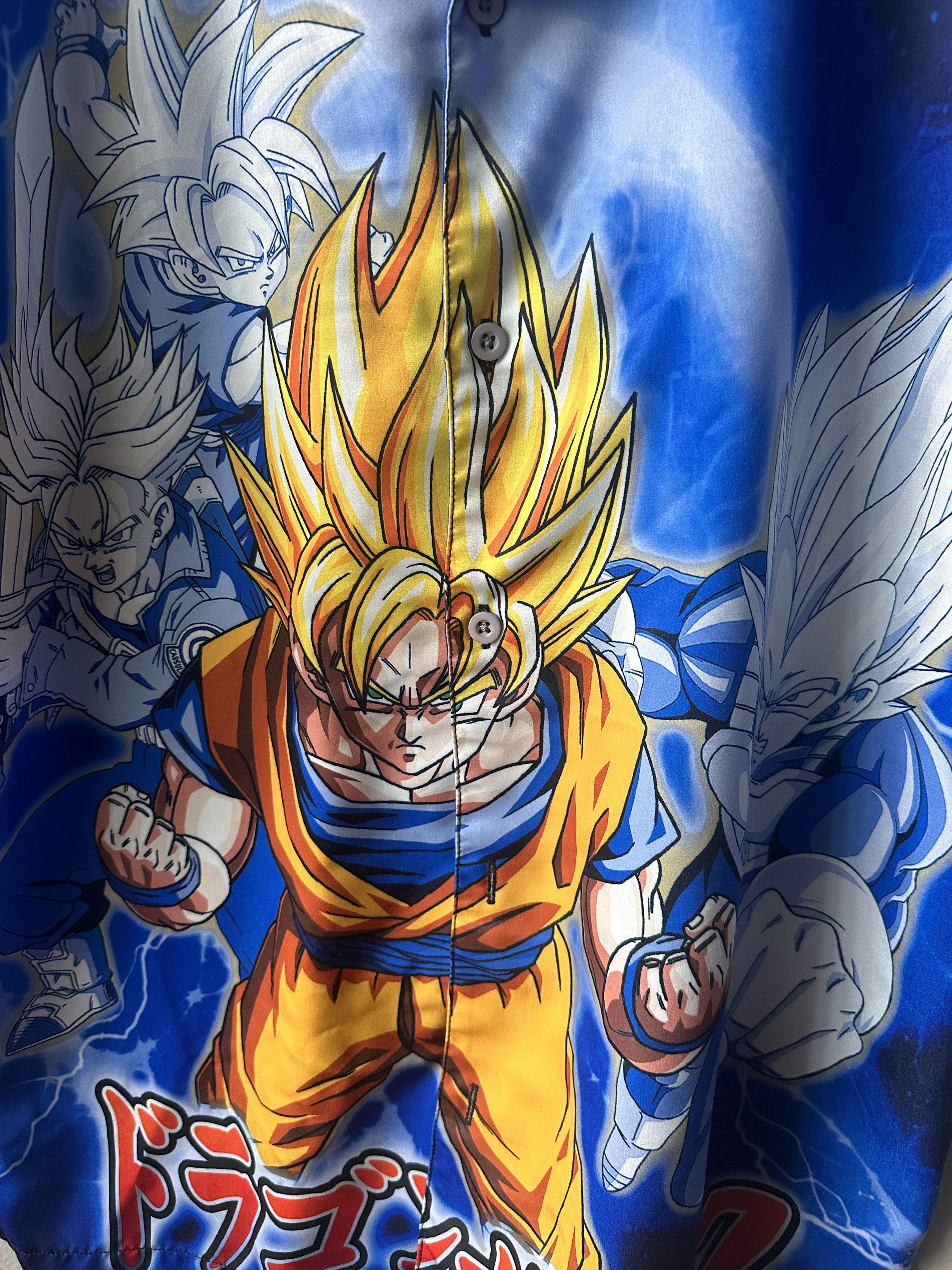 Forever 21 × Japanese Brand Dragon Ball Z Goku Button Up Shirt Medium Size US M / EU 48-50 / 2 - 8 Thumbnail