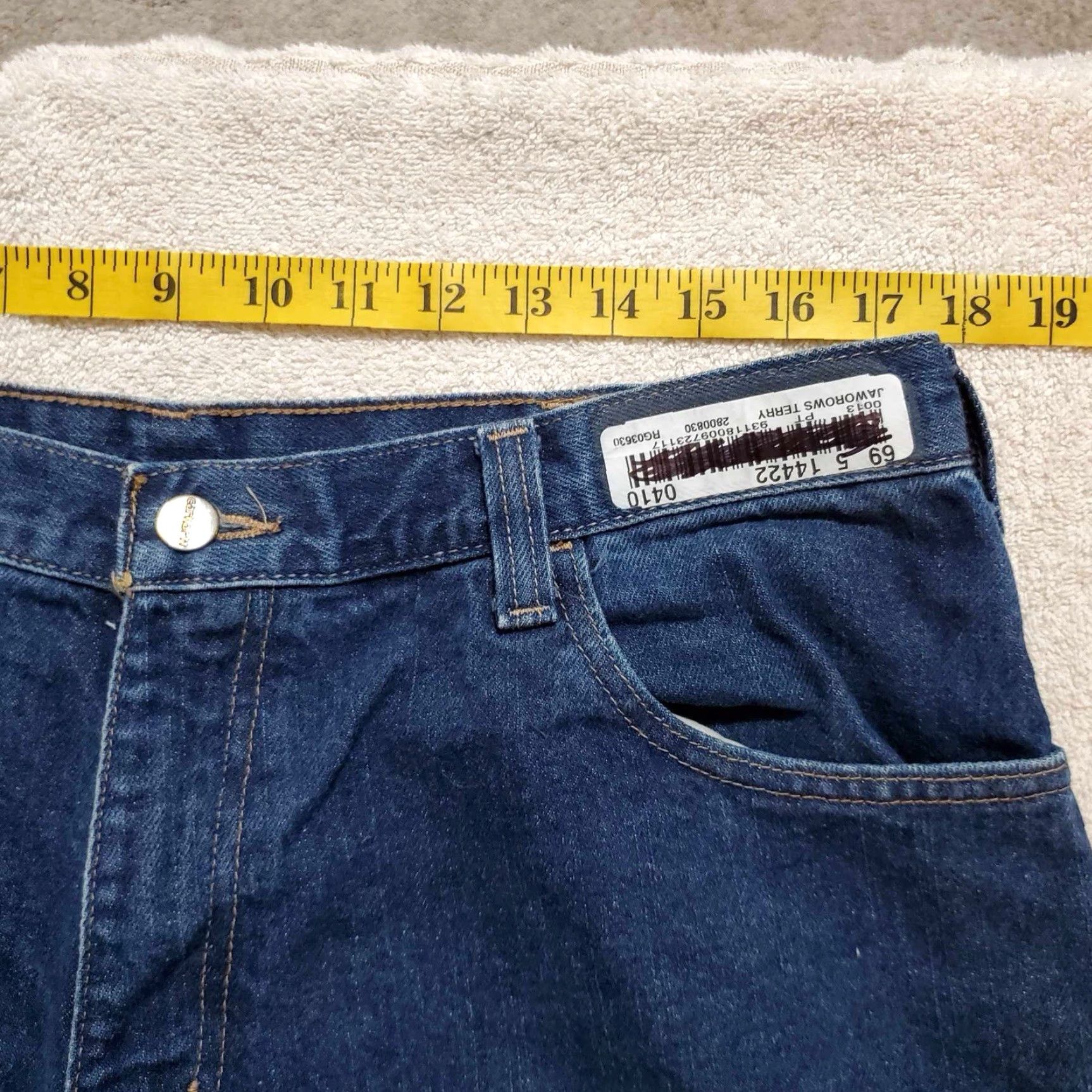 Carhartt VINTAGE Carhartt FR Jeans 36 X 30 ARC2 NFPA2112 280-83 Mens Jeans Blue 36x30 NFPA 2112 Straight Arch? Size US 36 / EU 52 - 5 Thumbnail