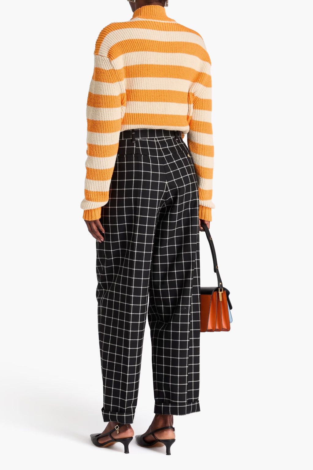 Marni o1y1125 Casual Pant in Black/White Size 28" / US 6 / IT 42 - 3 Thumbnail