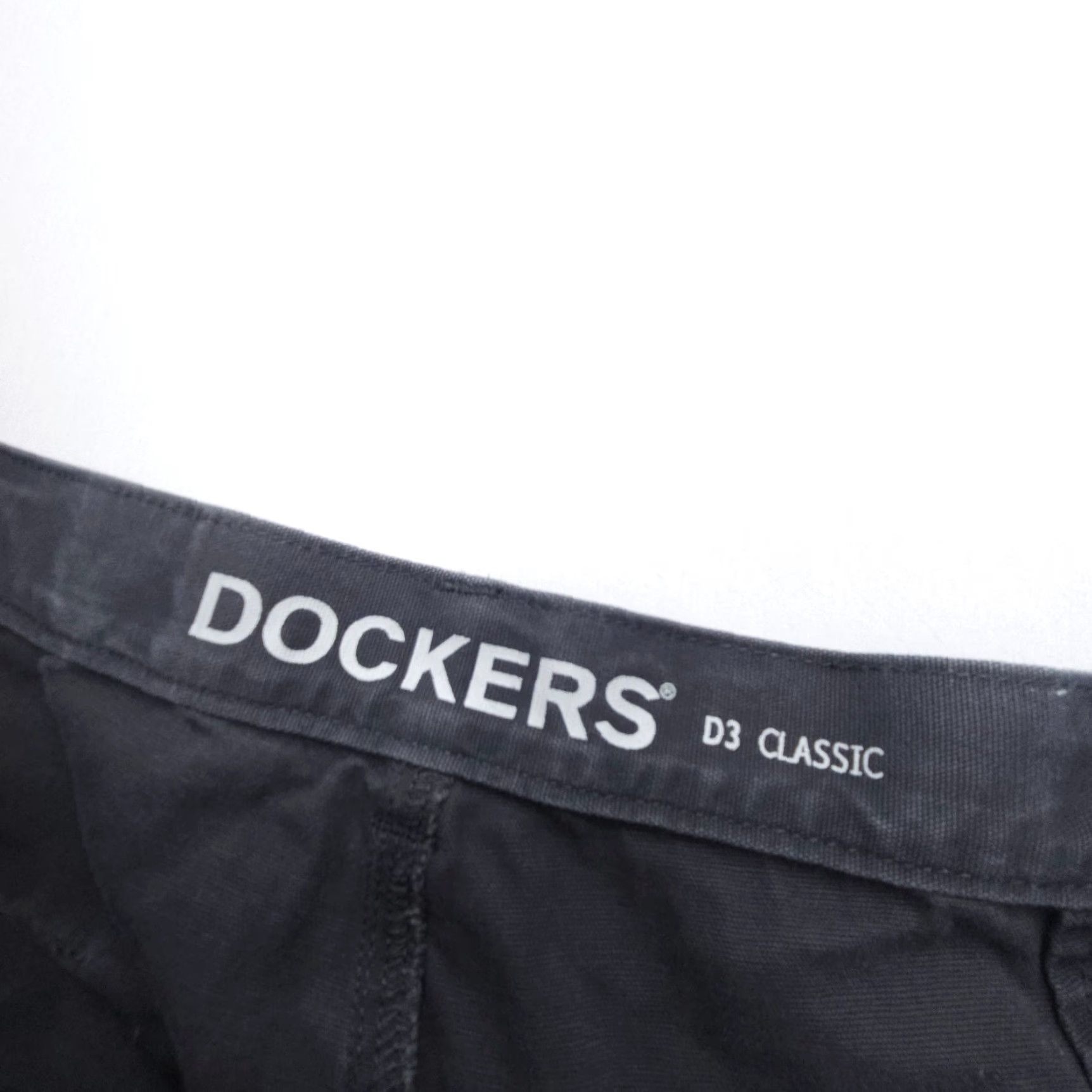Dockers DOCKERS D3 Classic Canvas Pants Mens 40 x 32 Gray Cargo Workwear Classic Straight Flat Front Cotton Cotton Blend Size US 40 / EU 56 - 6 Thumbnail