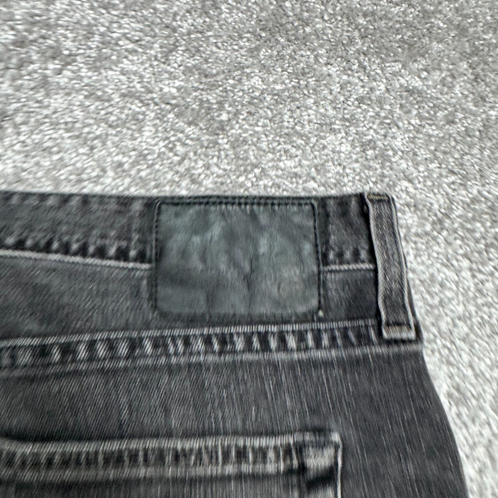 Denime AG Adriano Goldschmied Everett Slim Straight Denim Jeans Mens 36x29 Gray Size US 36 / EU 52 - 6 Thumbnail
