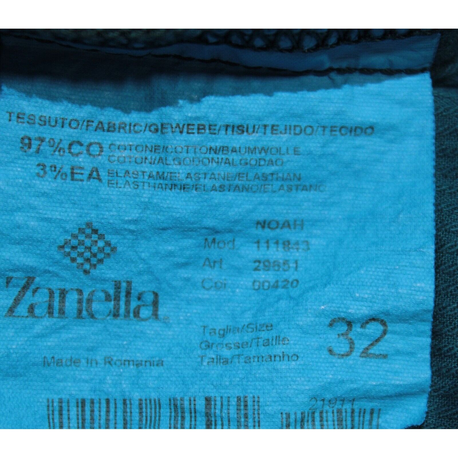 Zanella Zanella New with tags Chino Size 32 US In Blue Size US 32 / EU 48 - 4 Thumbnail