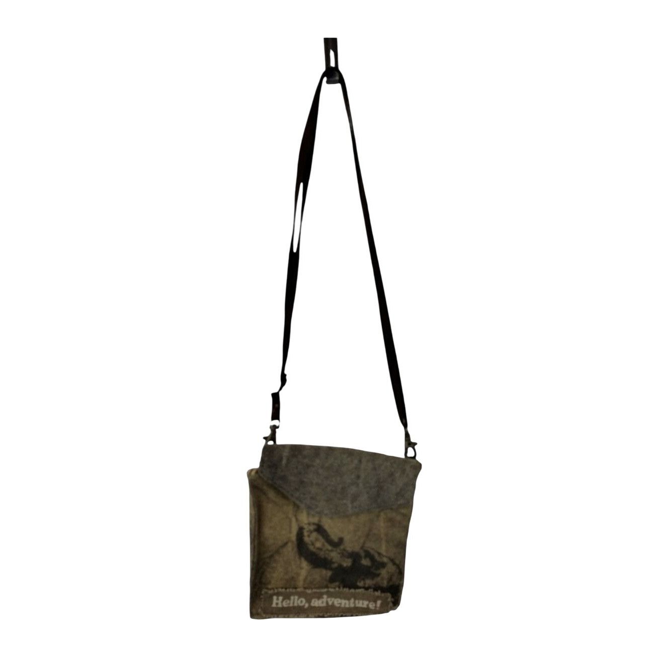 Vintage Primitives by Kathy Hello Adventure! Crossbody Canvas Sling Size ONE SIZE - 3 Thumbnail