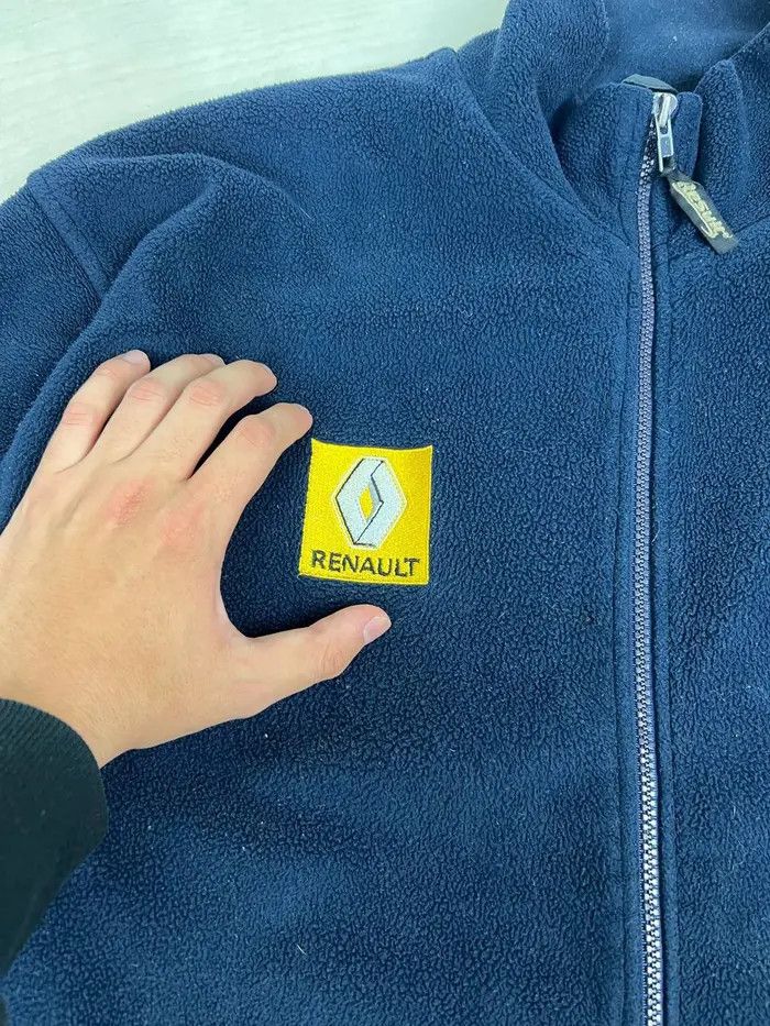 Vintage Vintage Renault Fleece Jacket Racing 90s Size US XXL / EU 58 / 5 - 5 Thumbnail