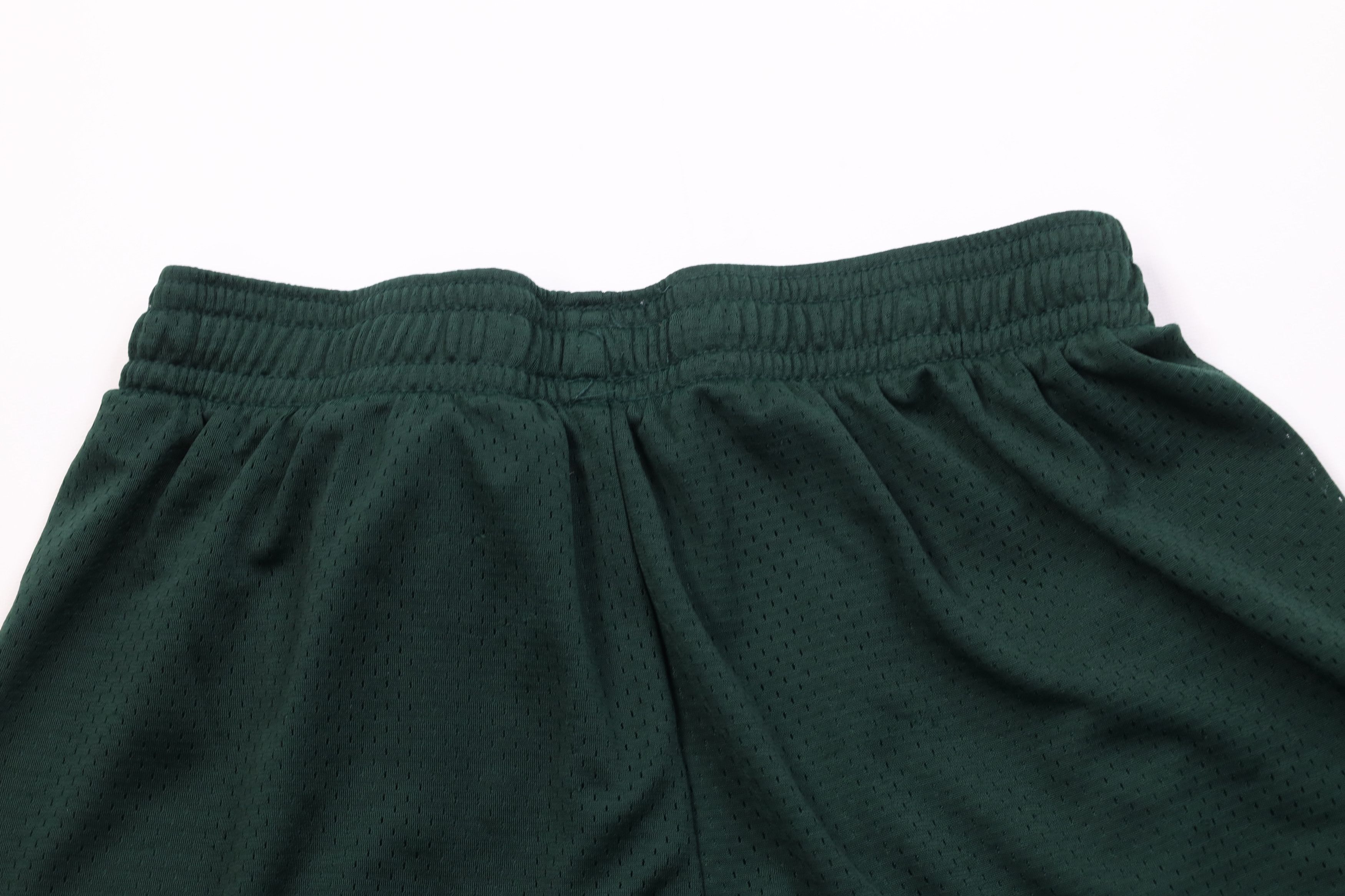 Vintage Vintage 90s Streetwear Blank Above Knee Mesh Shorts Green Size US 34 / EU 50 - 7 Thumbnail