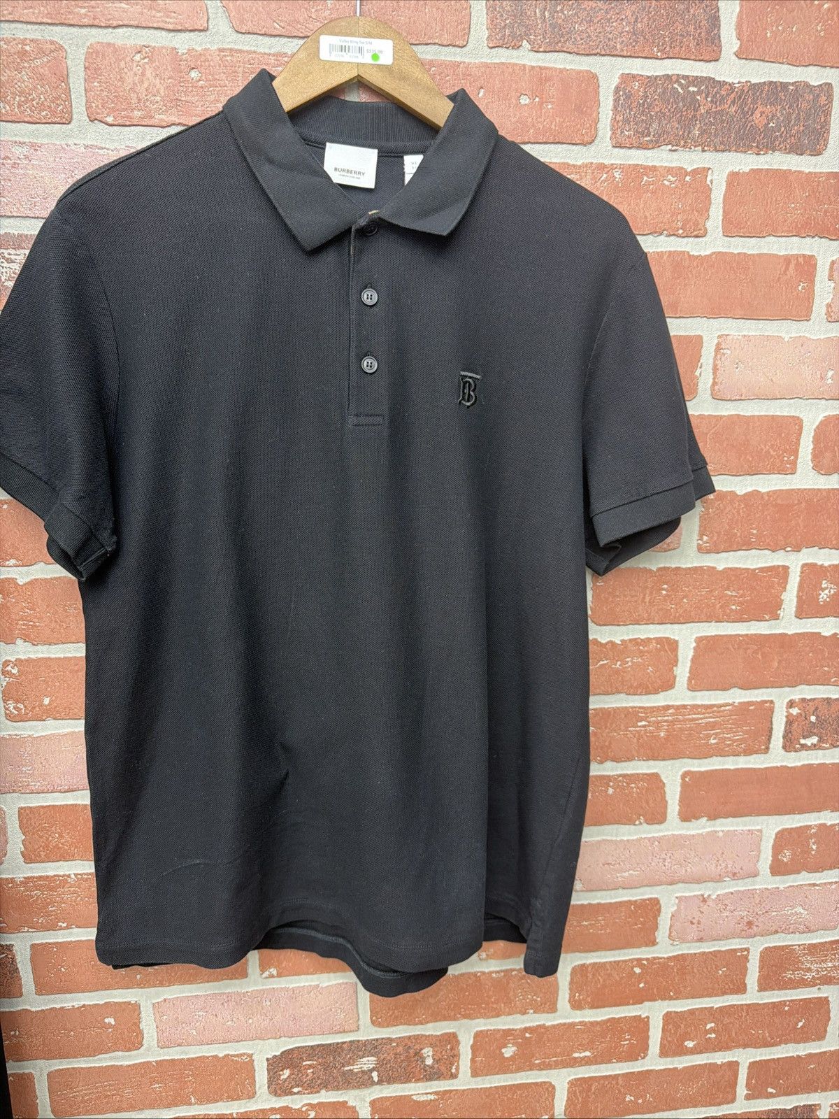 Burberry Burberry London England Men's Polo Shirt Sleeve Black Size US XL / EU 56 / 4 - 3 Thumbnail