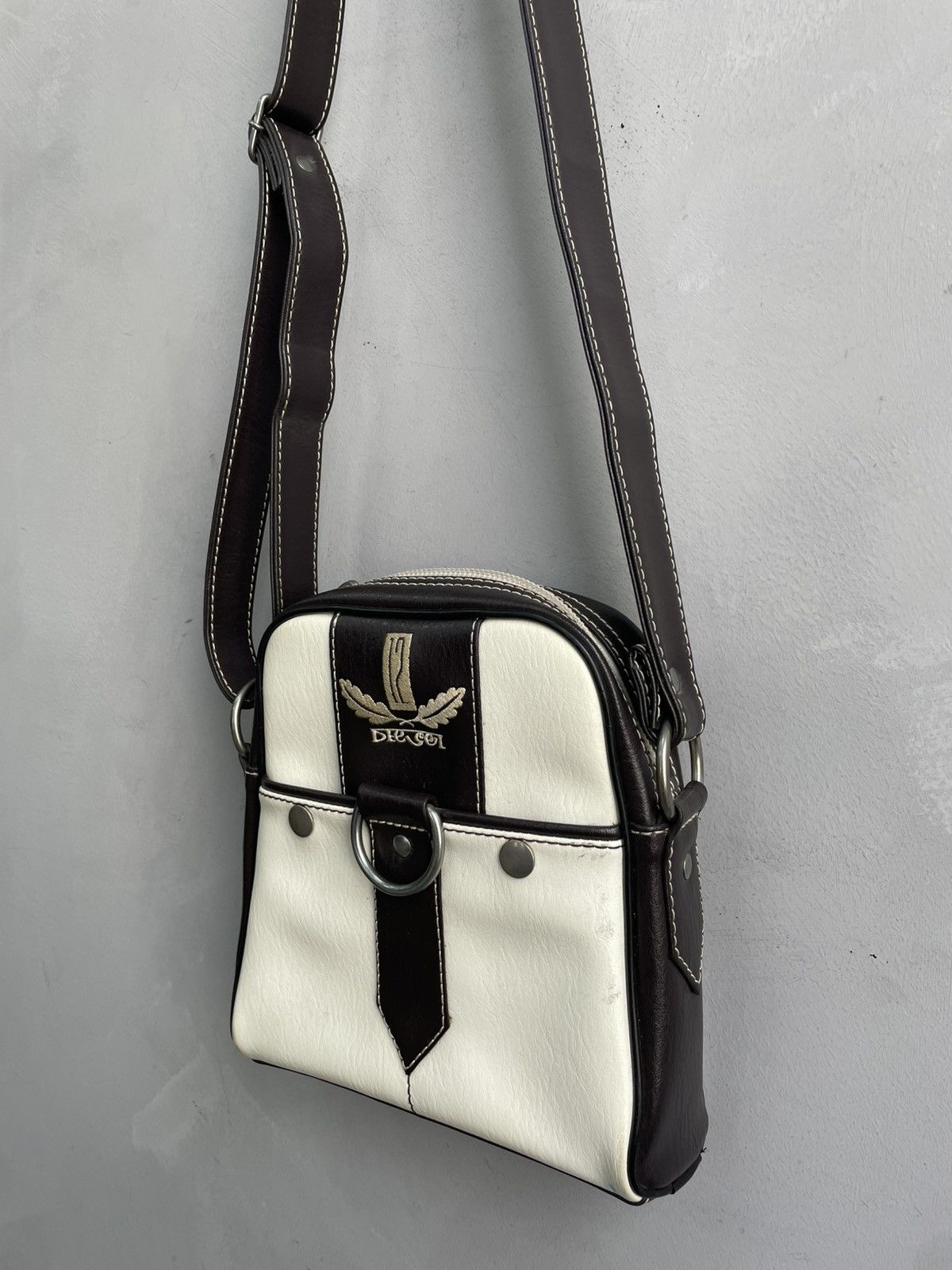 Diesel Retro Diesel leather hype messenger bag y2k Size ONE SIZE - 2 Thumbnail