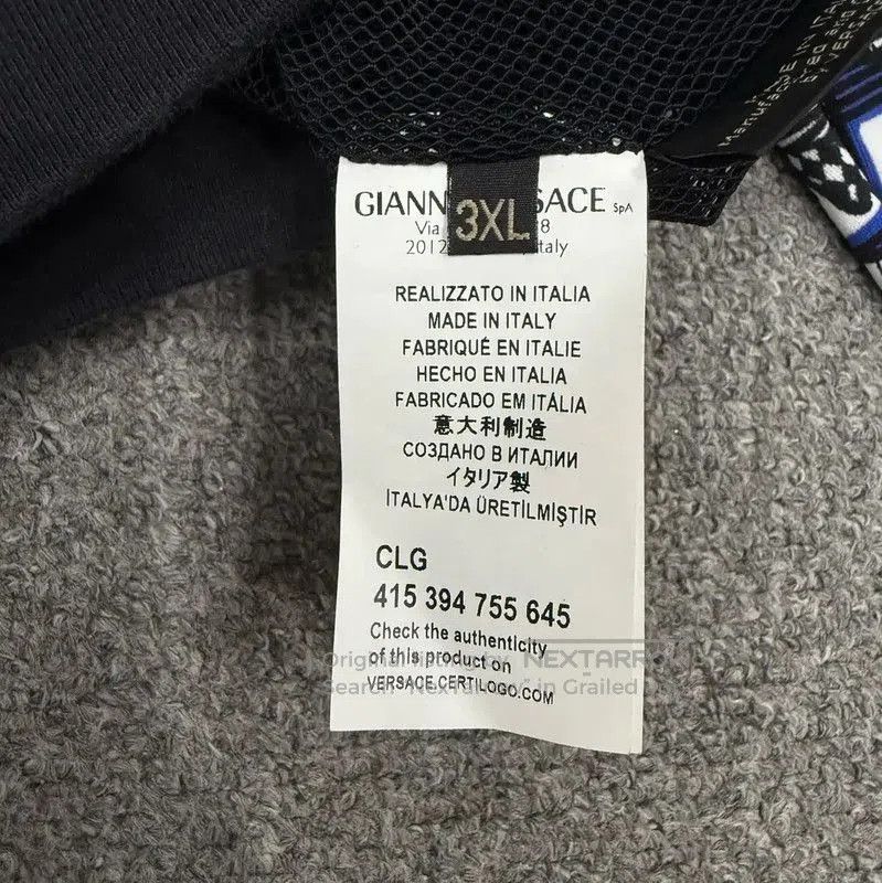 Versace Versace Multicolor Cotton Hooded Sweatshirt . Size US XXL / EU 58 / 5 - 4 Thumbnail