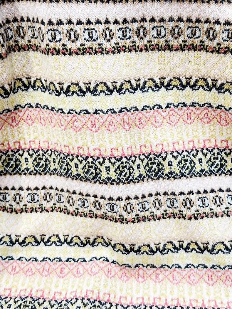 Chanel Chanel Cuban series mixed color double C knitted sweater Size XXS / US 00 / IT 34 - 3 Thumbnail