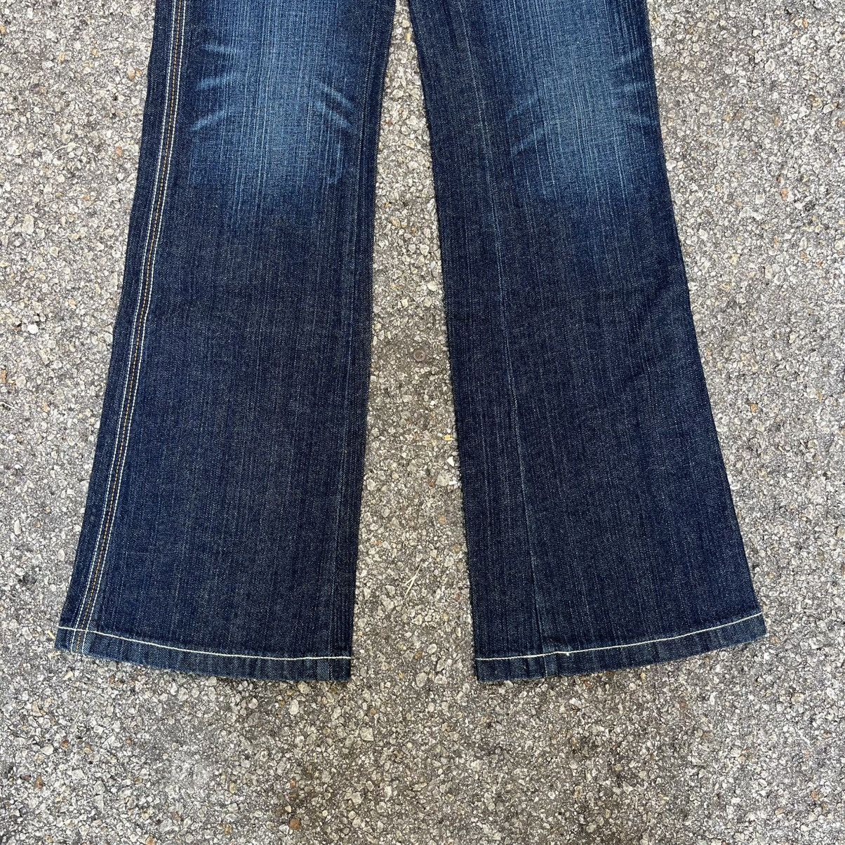 Japanese Brand Flared Japanese Denim Rush Hour Bootcut Pants Size 27" / US 4 / IT 40 - 2 Thumbnail
