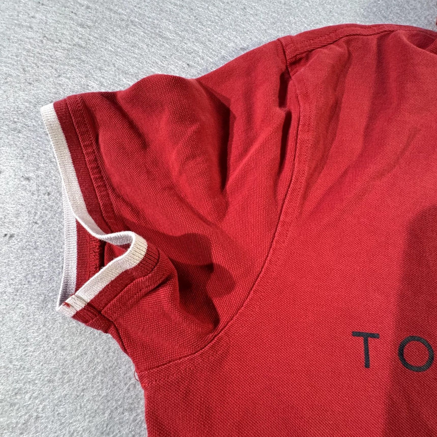 Tommy Hilfiger VINTAGE Tommy Hilfiger Polo Shirt Men Large Red Short Sleeve Casual Logo 90s Size US L / EU 52-54 / 3 - 4 Thumbnail