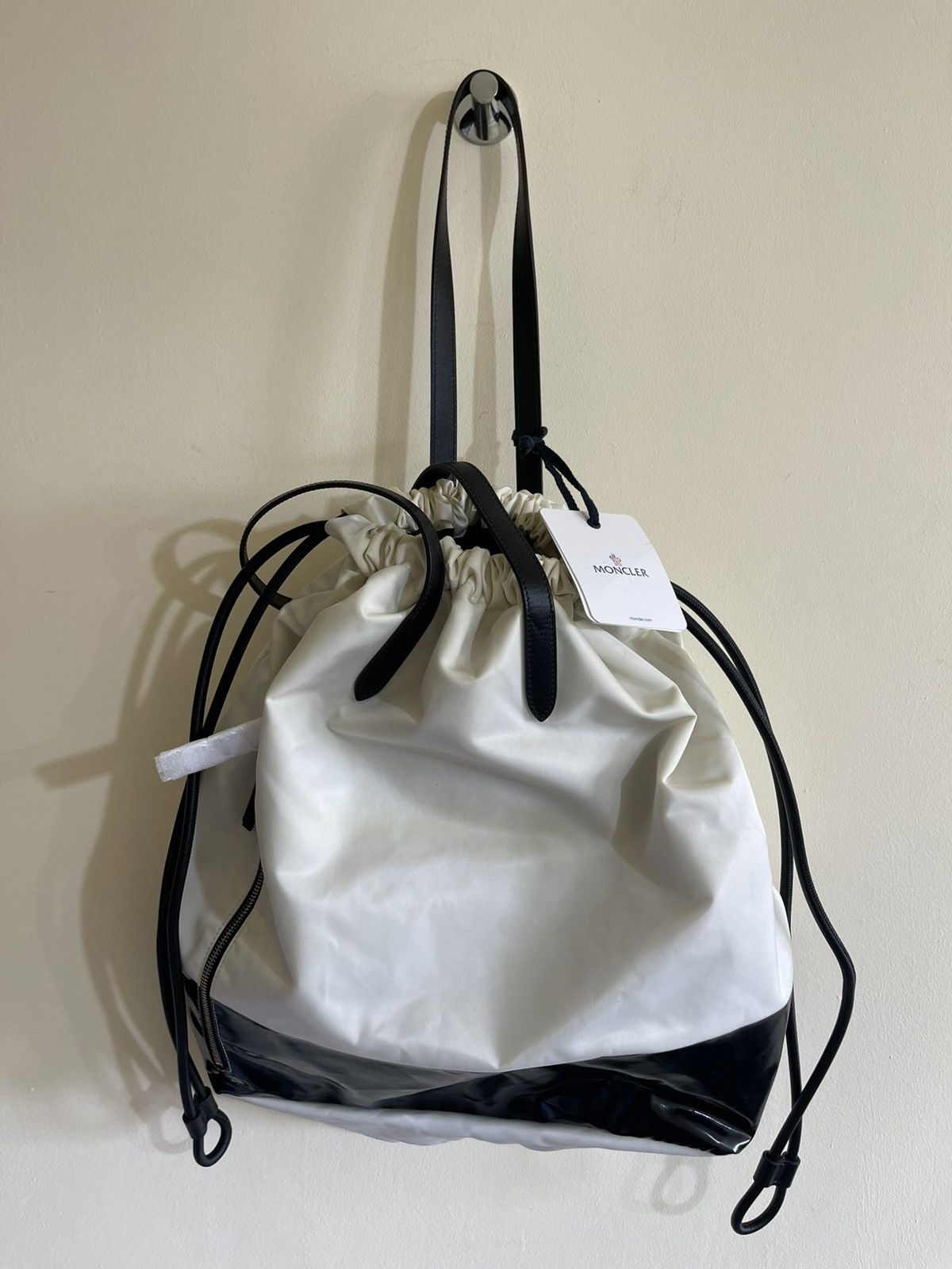 Moncler Moncler Flamenne Tote leather shopping bag embossed luxury Size ONE SIZE - 15 Thumbnail