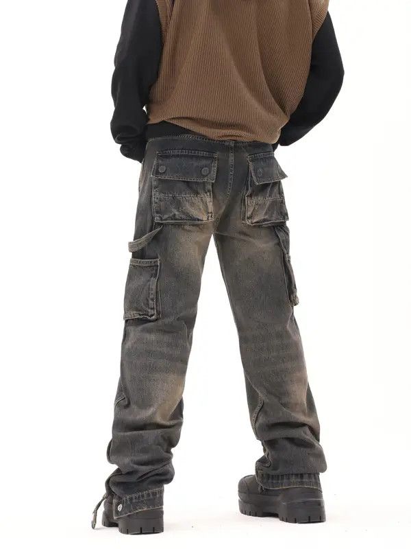 VIBE workwear distressed carpenter jeans Size US 30 / EU 46 - 3 Thumbnail