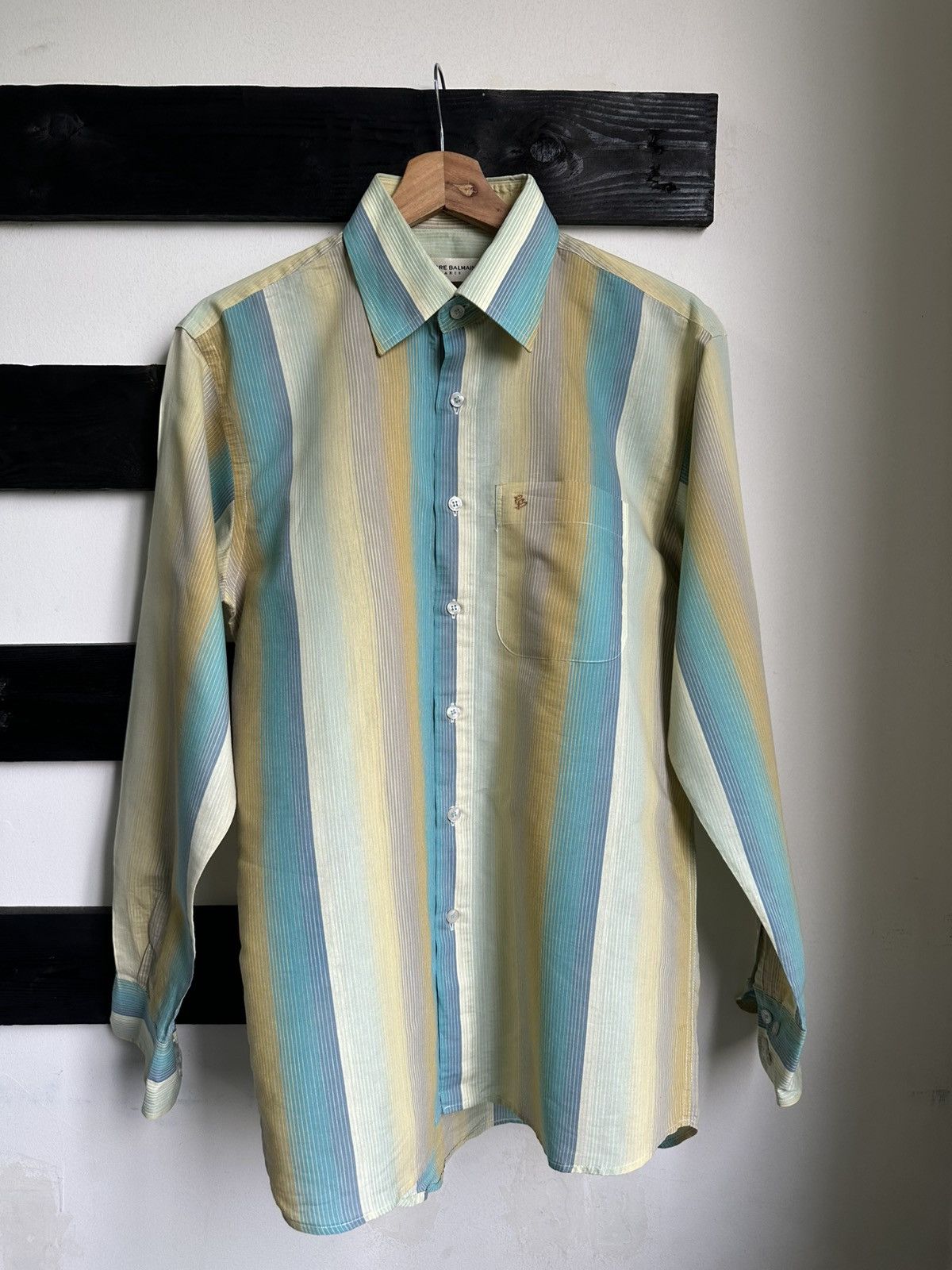 Balmain FW11 Balmain Decarnin Western Flannel Button-up Shirt