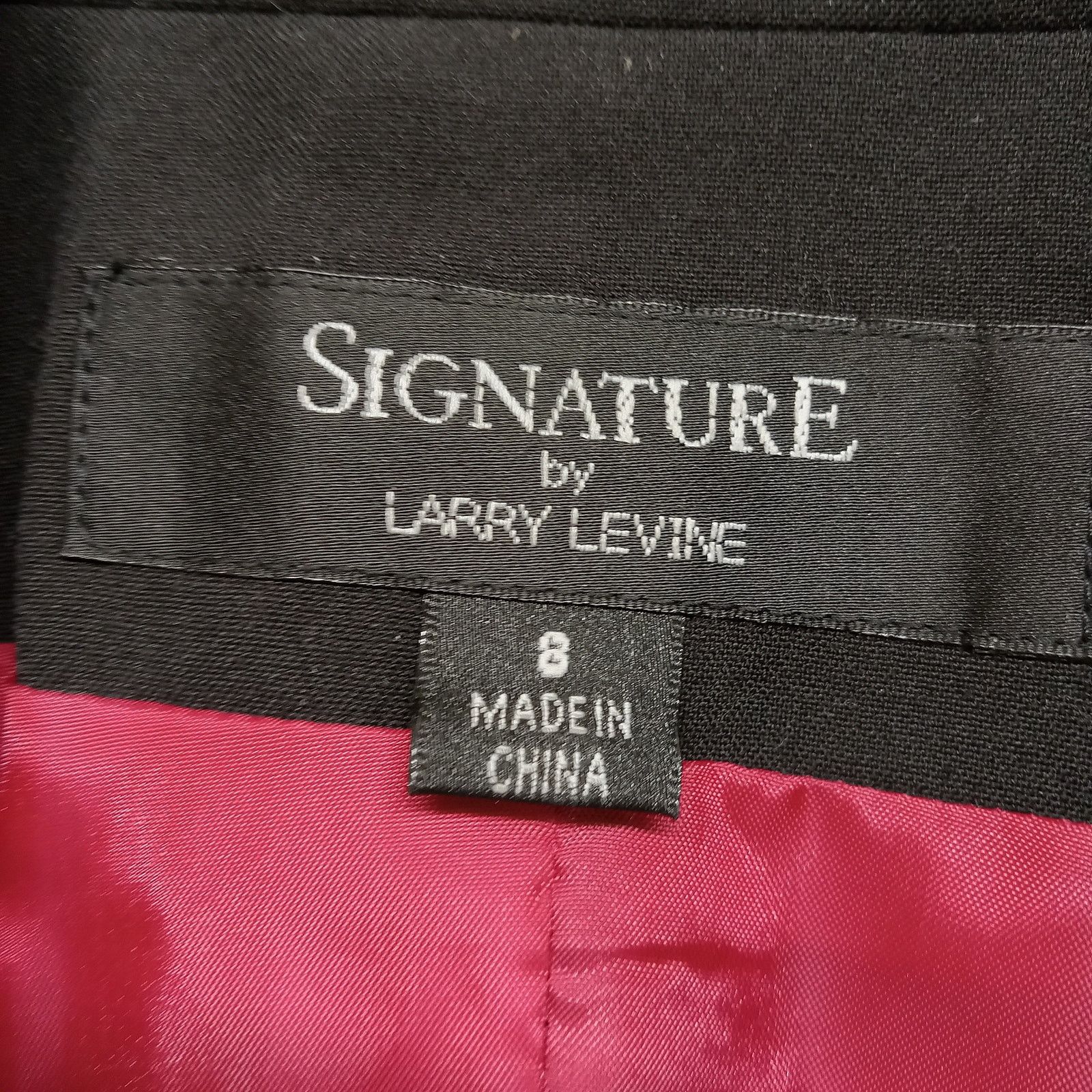 & Other Stories Larry Levine Signature Blazer Jacket S Women's Black Lined Size M / US 6-8 / IT 42-44 - 4 Thumbnail