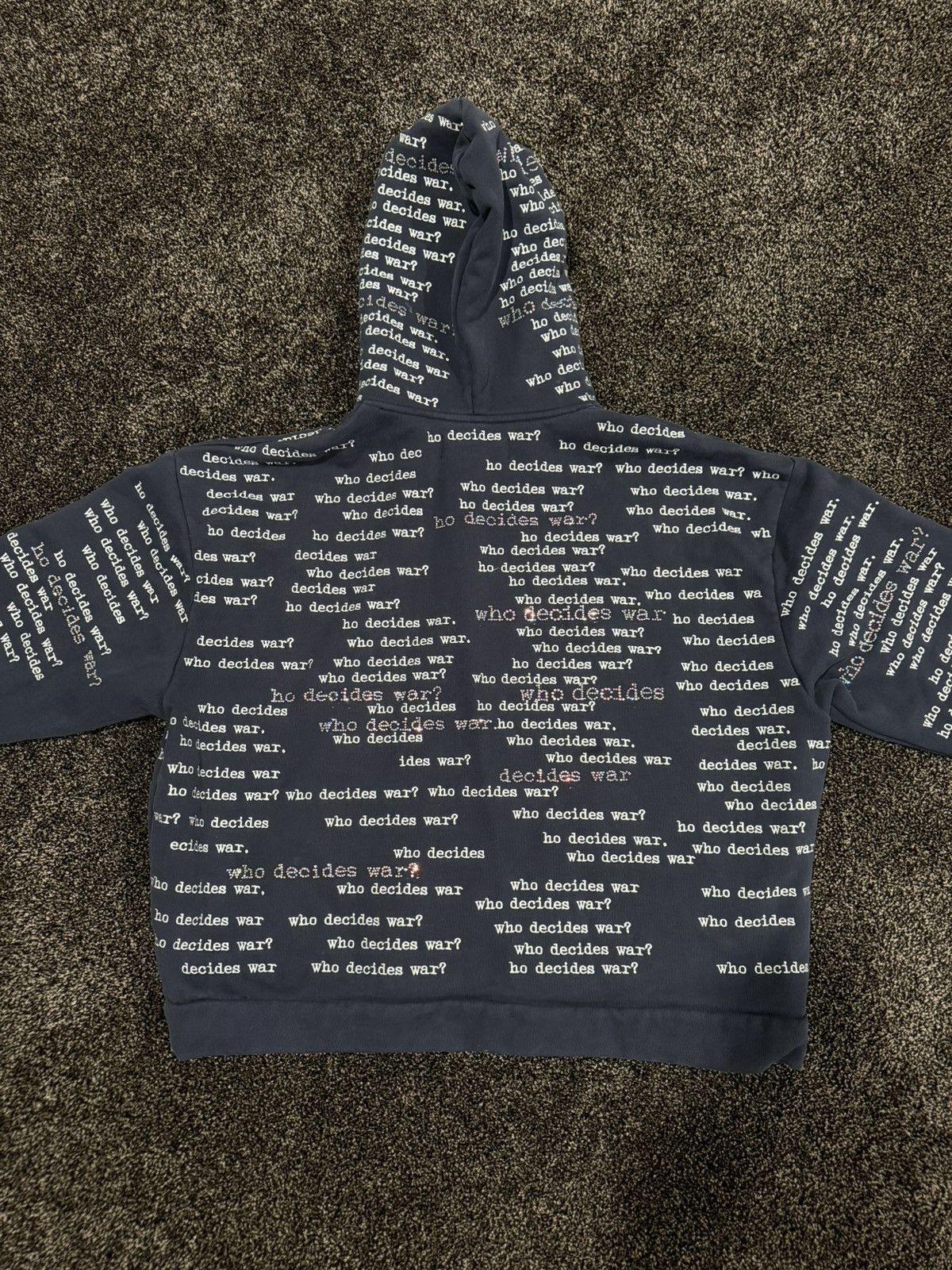 Who Decides War Who Decides War WDW Flared Scripture Dark Blue Hoodie Size US L / EU 52-54 / 3 - 15 Thumbnail