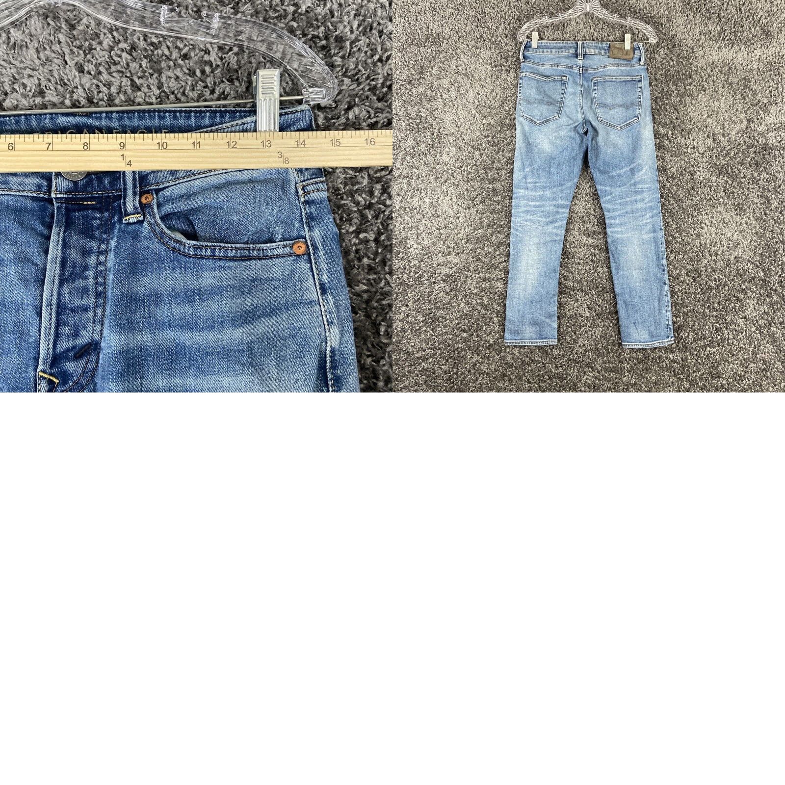 American Eagle Outfitters VINTAGE? No. Use: American Eagle Outfitters Jeans Slim 28x27 Men Blue Distressed Straight 27 Inseam Mens Size US 28 / EU 44 - 8 Thumbnail